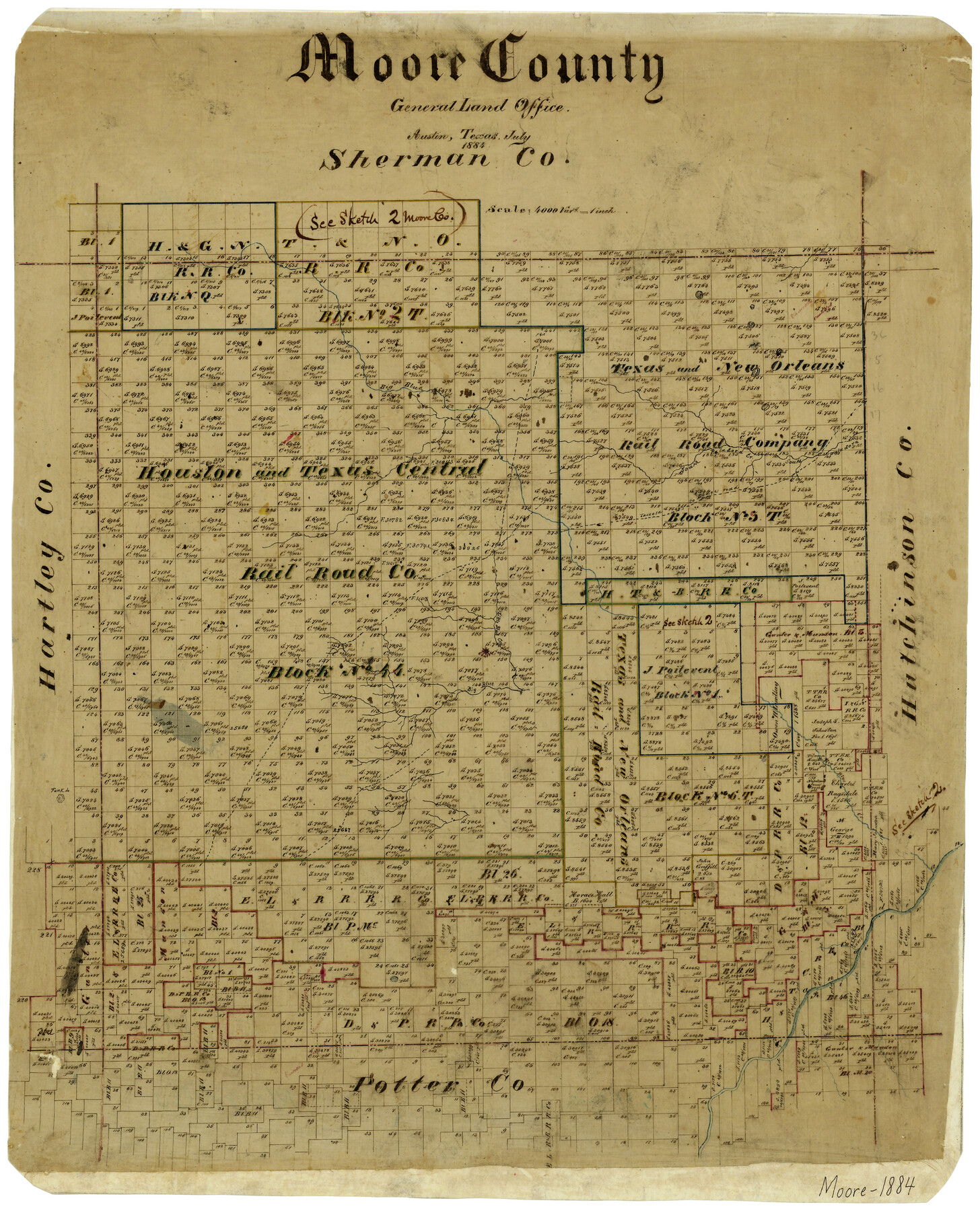 3899, Moore County, General Map Collection