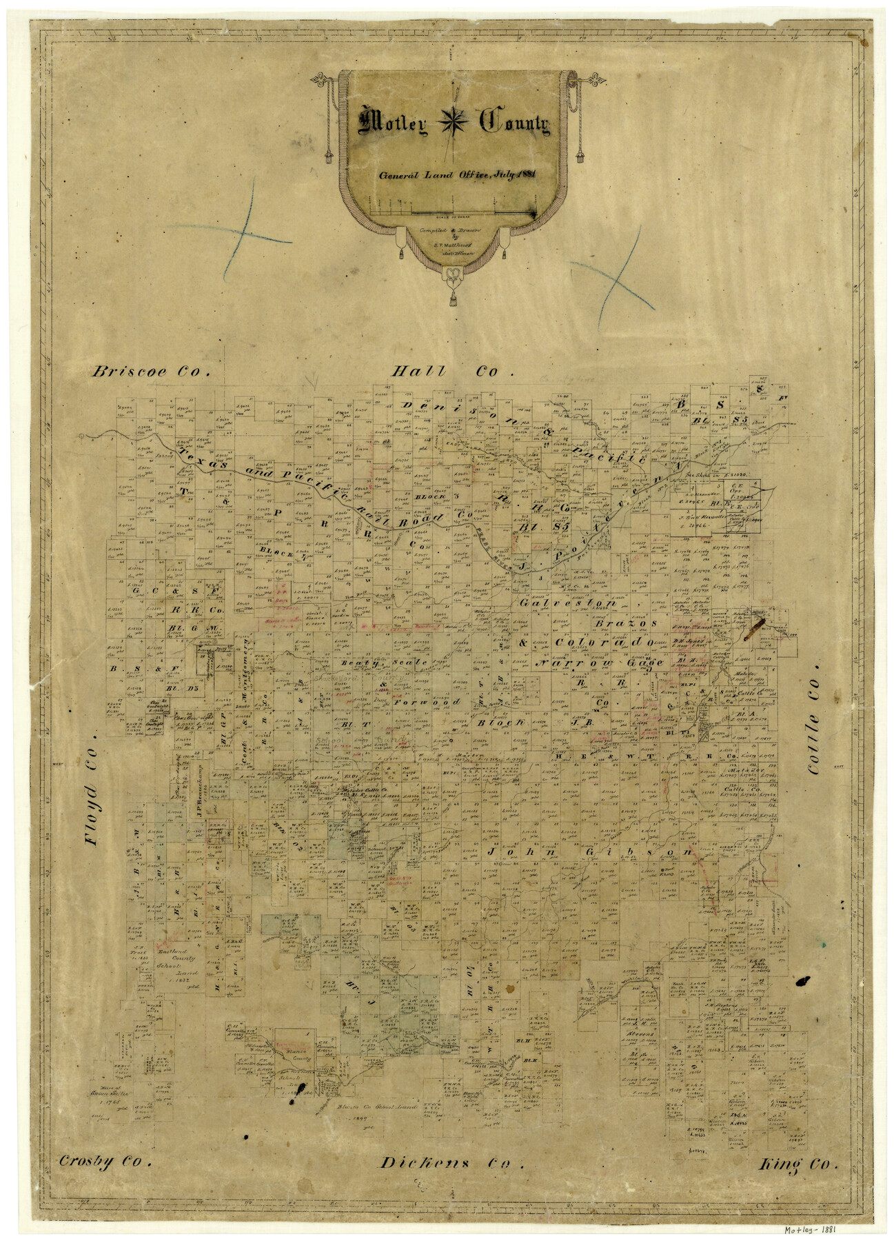 3905, Motley County, General Map Collection