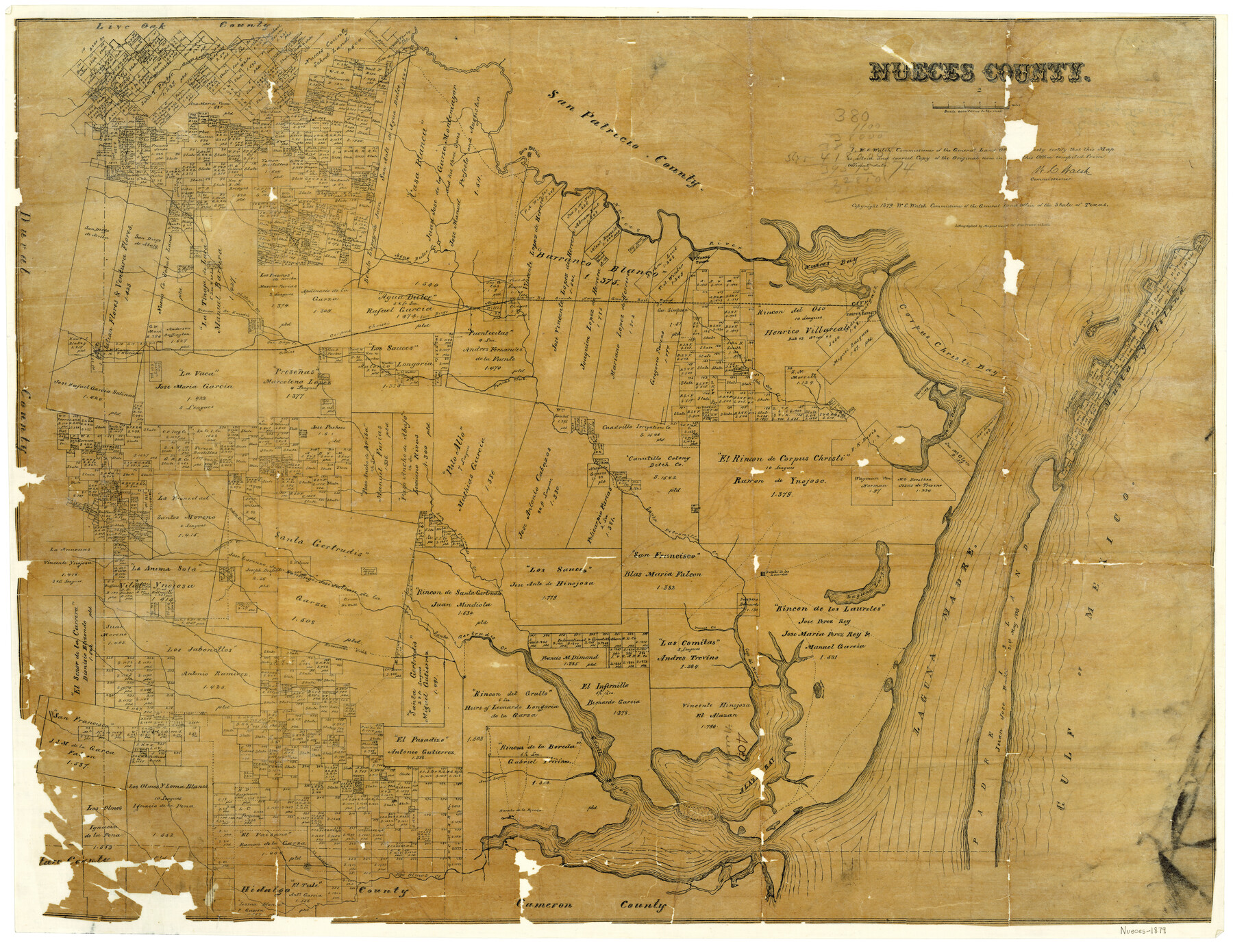 3921, Nueces County, General Map Collection