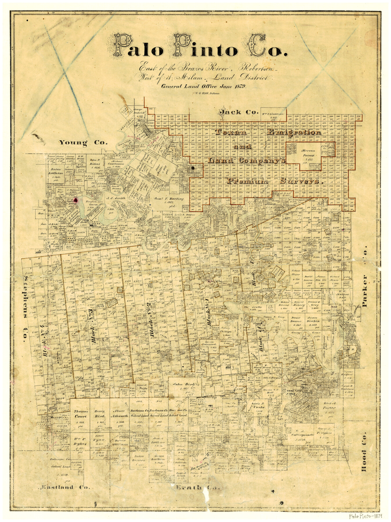 Palo Pinto County 3934, Palo Pinto County, General Map Collection
