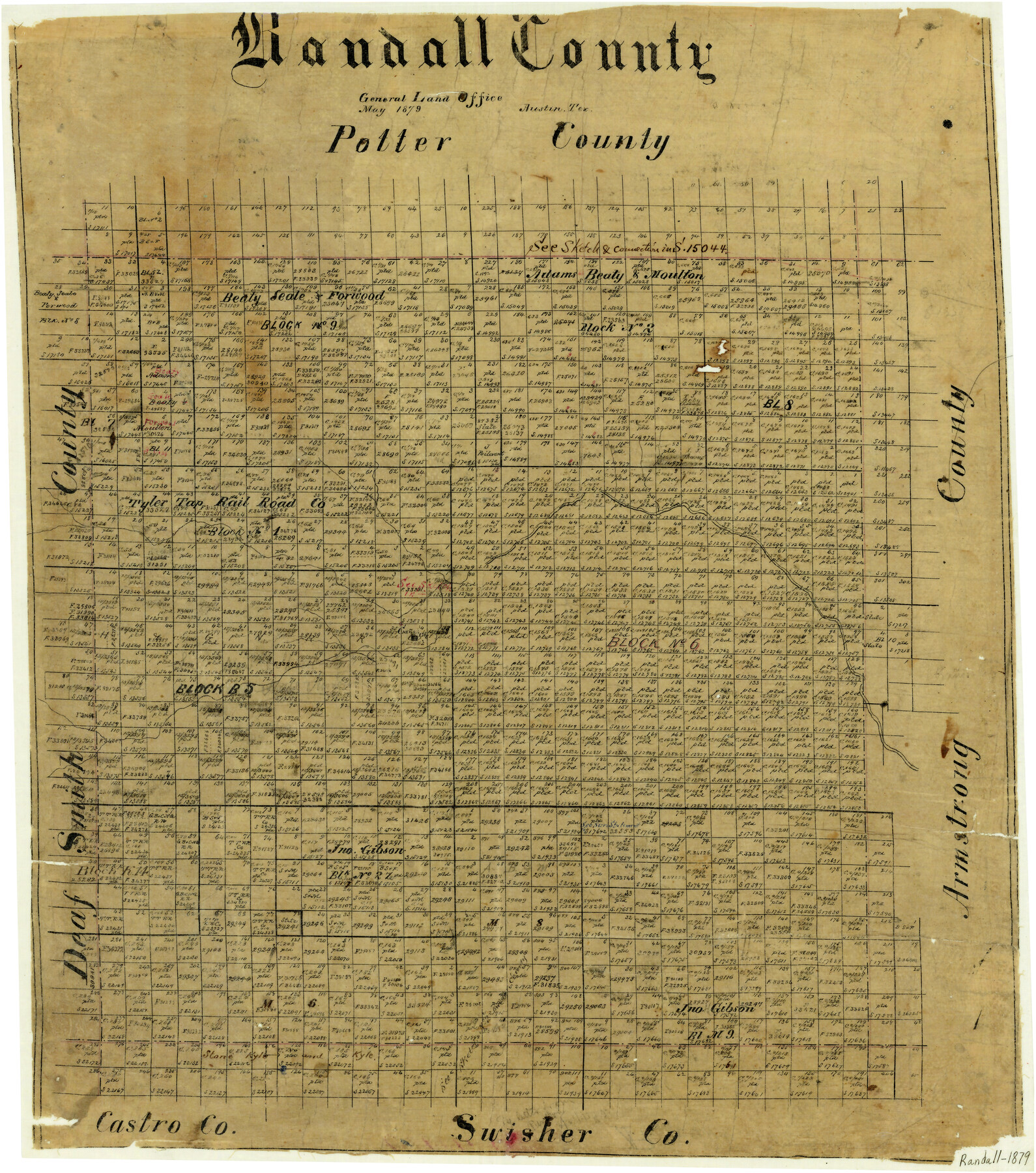 3974, Randall County, General Map Collection
