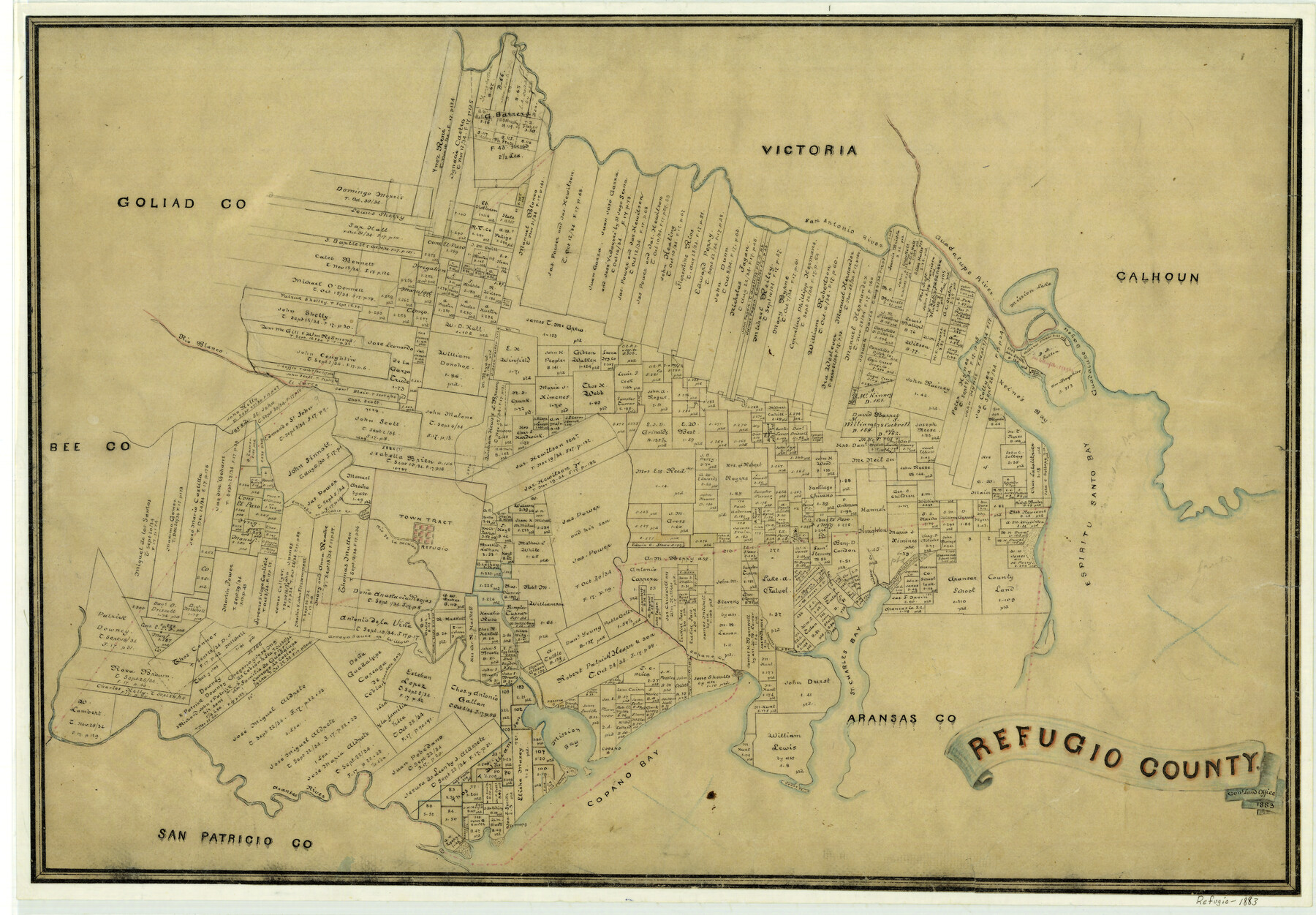 3984, Refugio County, General Map Collection