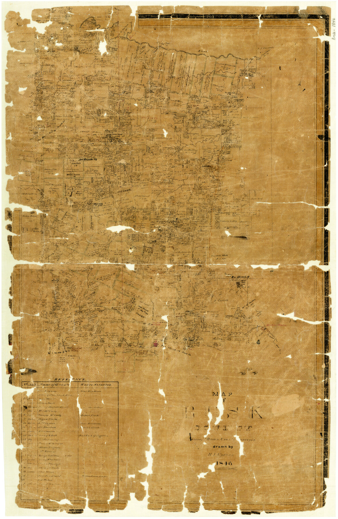 4006, Map of Rusk County, General Map Collection

