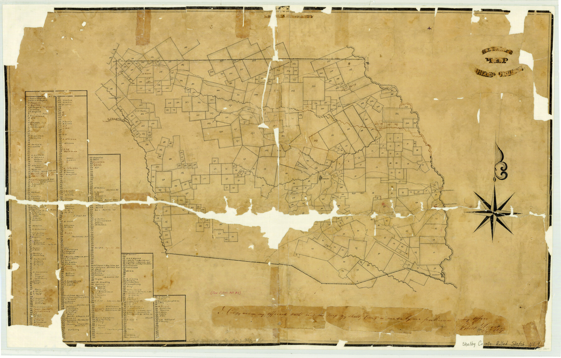 4029, Map Shelby County, General Map Collection