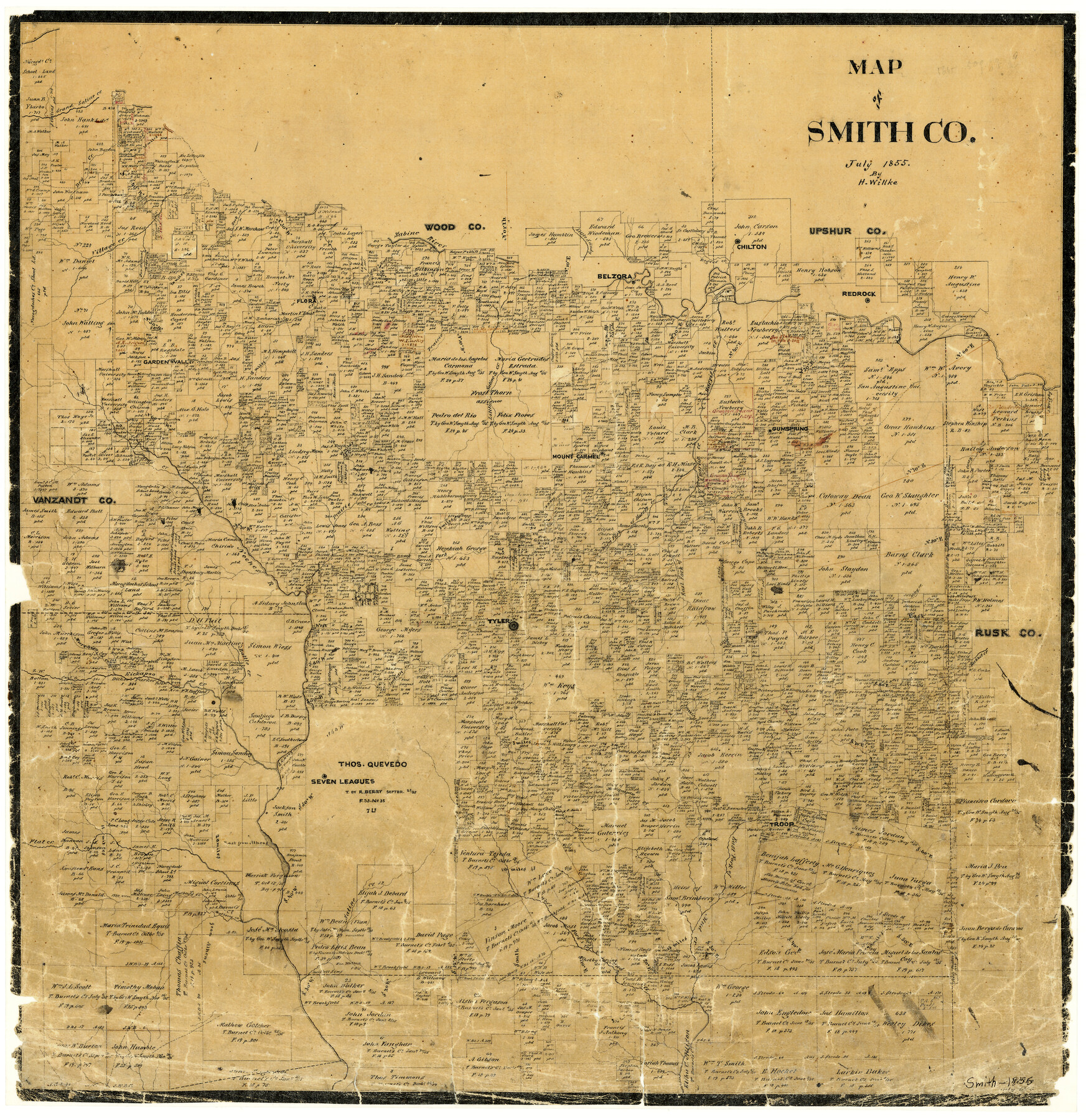4038, Map of Smith County, General Map Collection