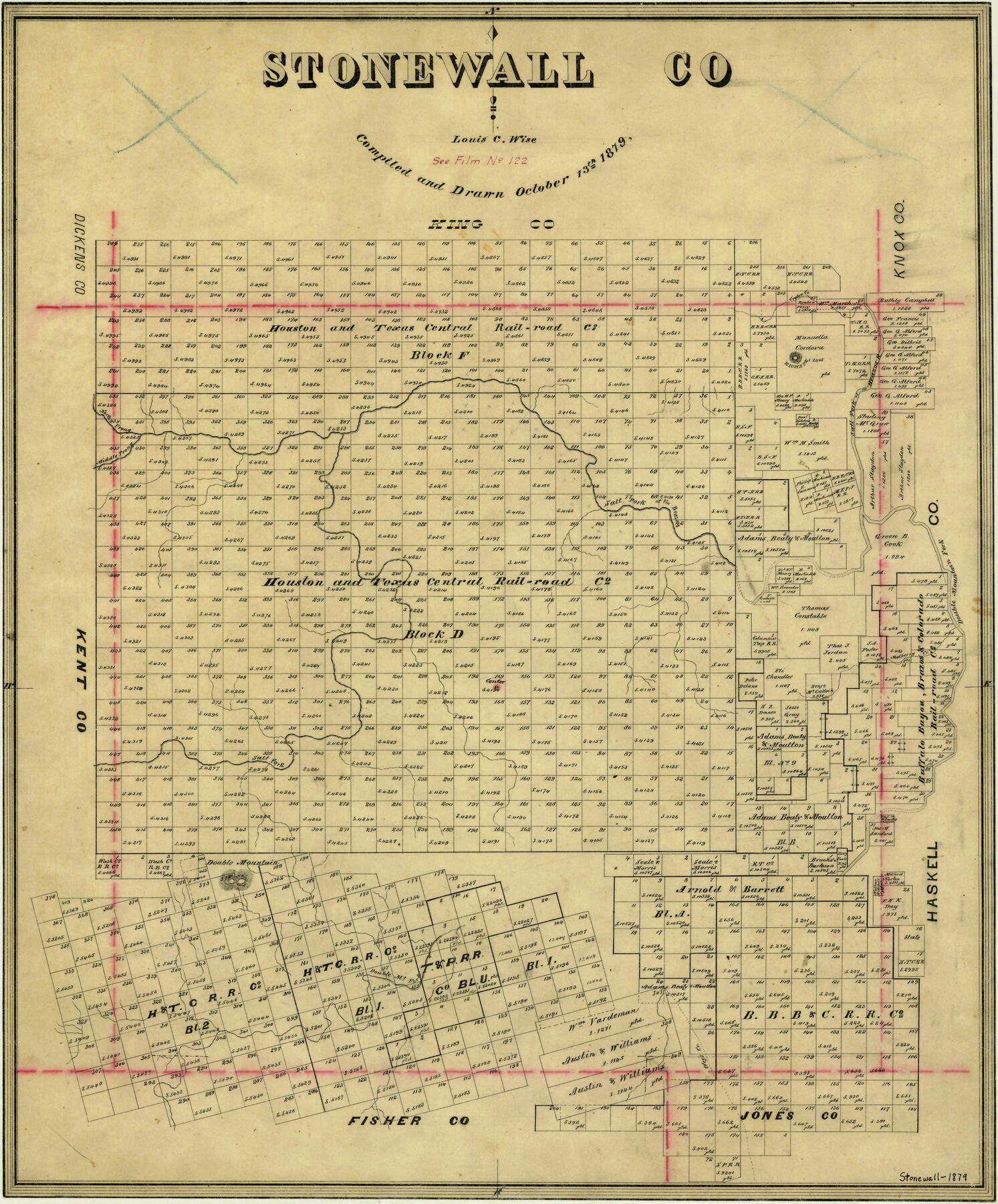 4058, Stonewall County, General Map Collection
