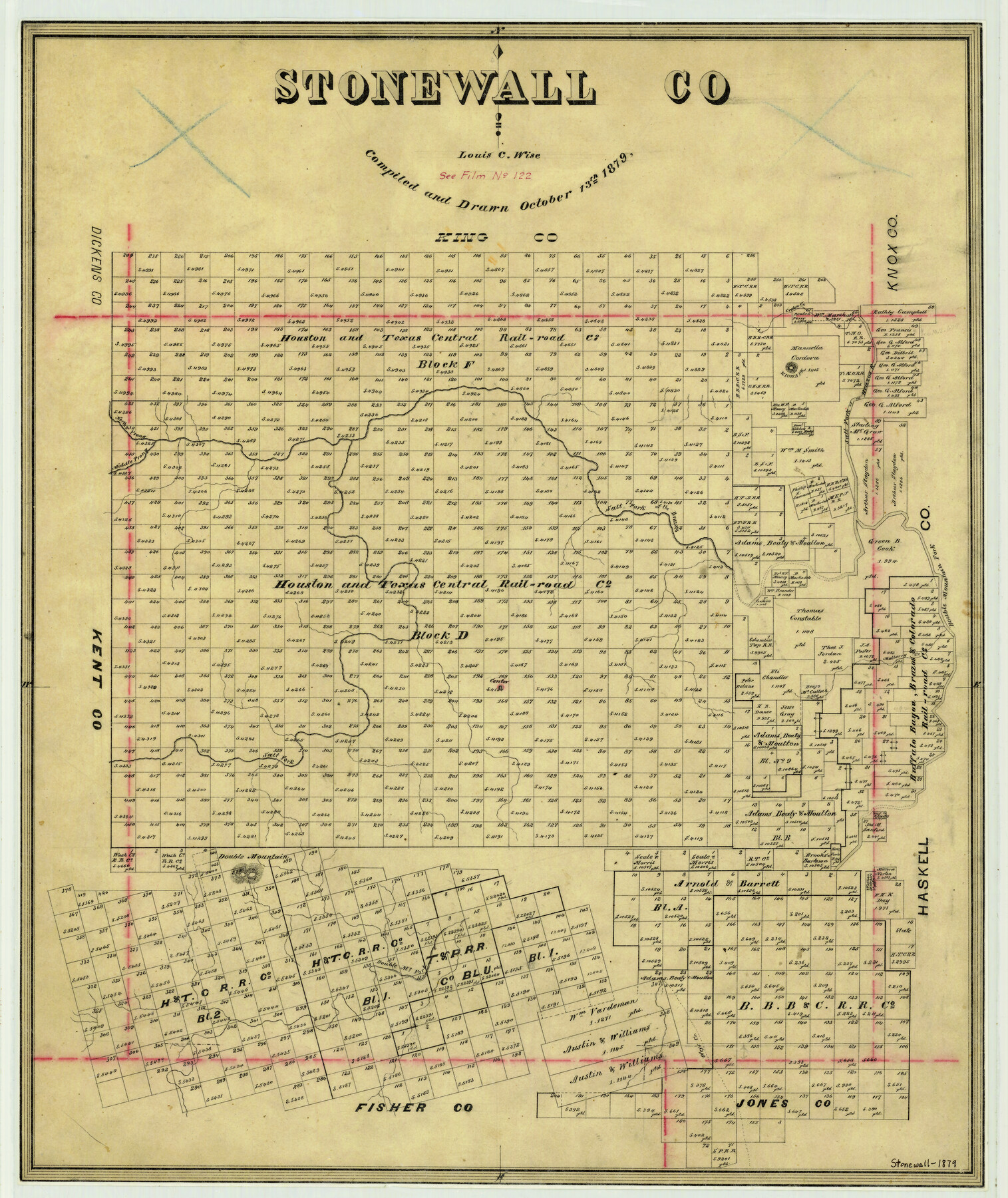 4058, Stonewall County, General Map Collection