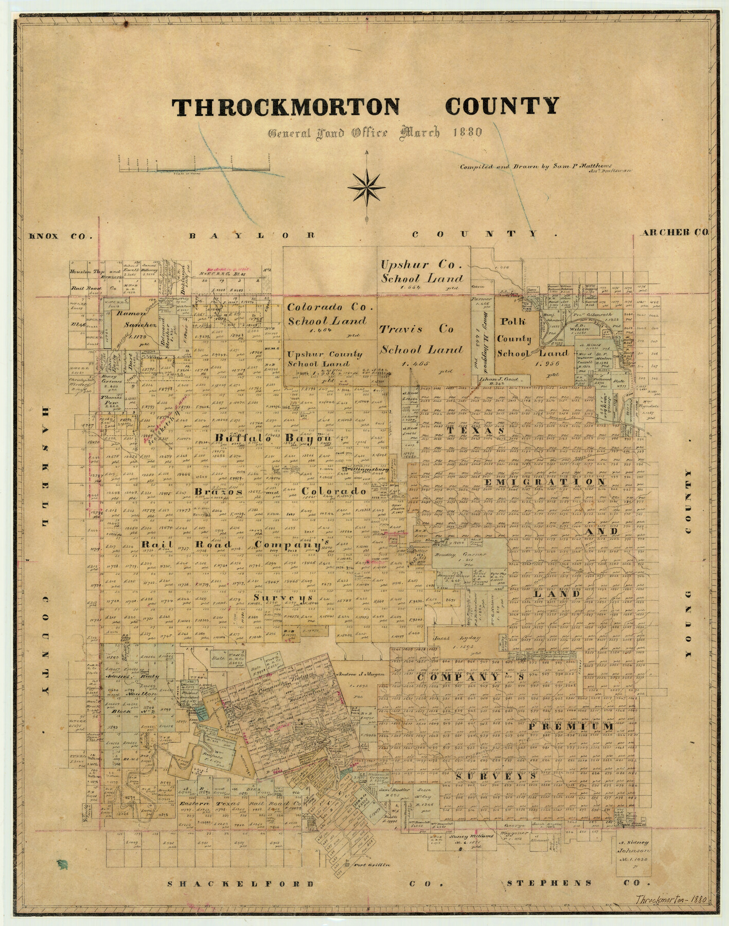 4079, Throckmorton County, General Map Collection