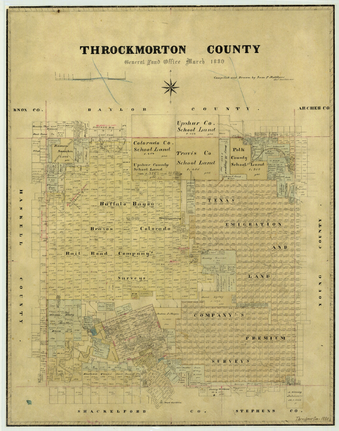 Throckmorton County 4079, Throckmorton County, General Map Collection