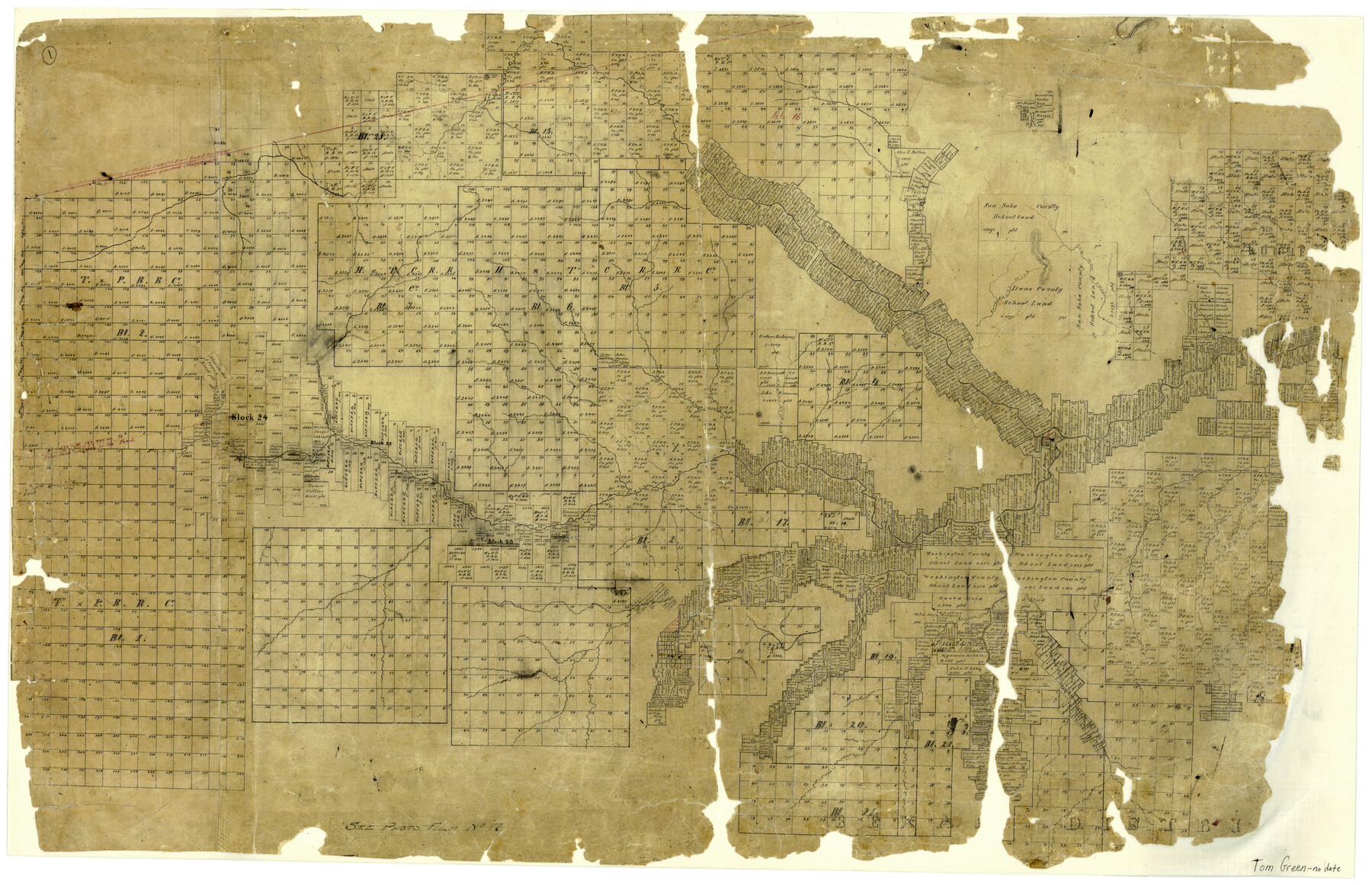 4085, [Map of Tom Green County], General Map Collection