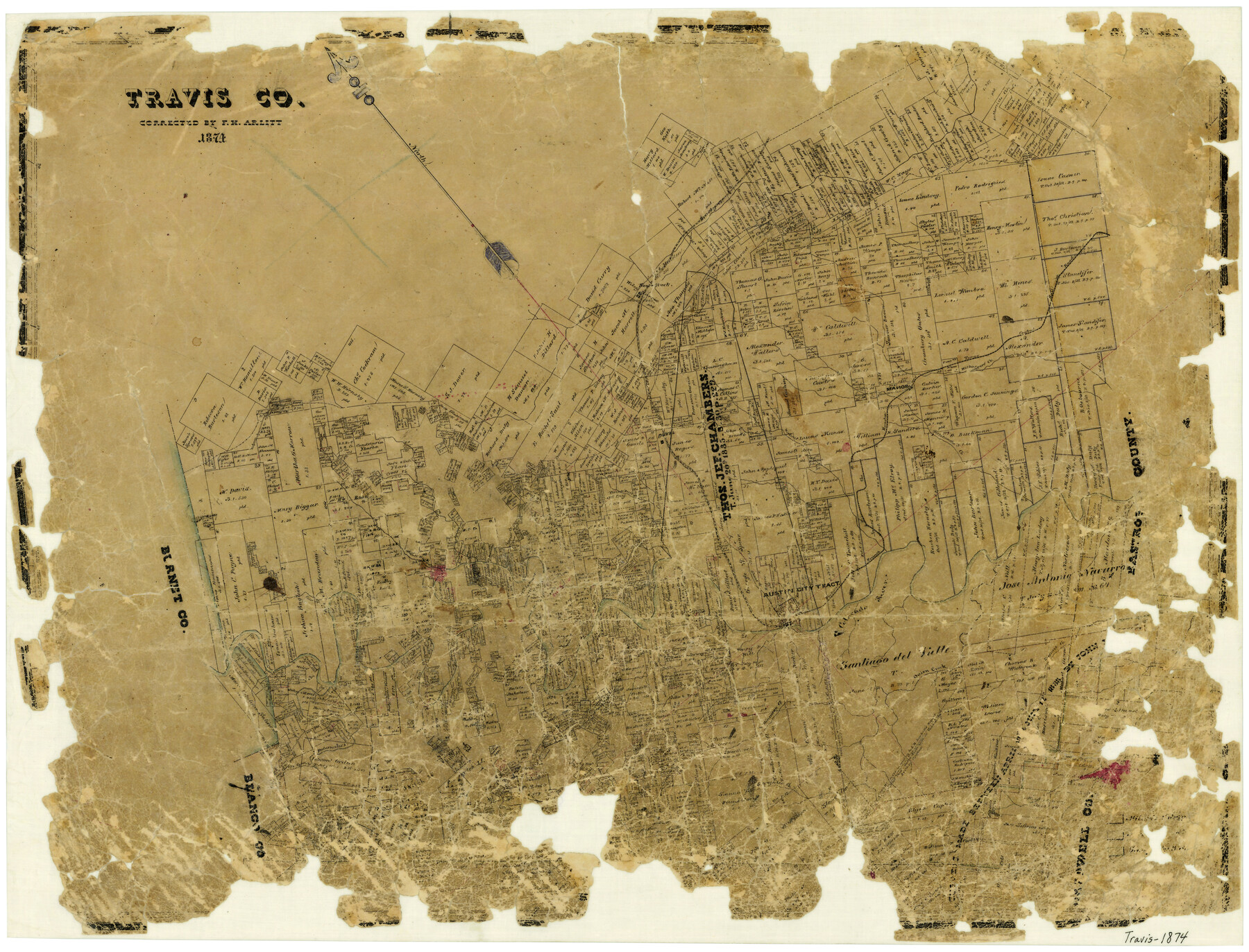 4091, Travis County, General Map Collection