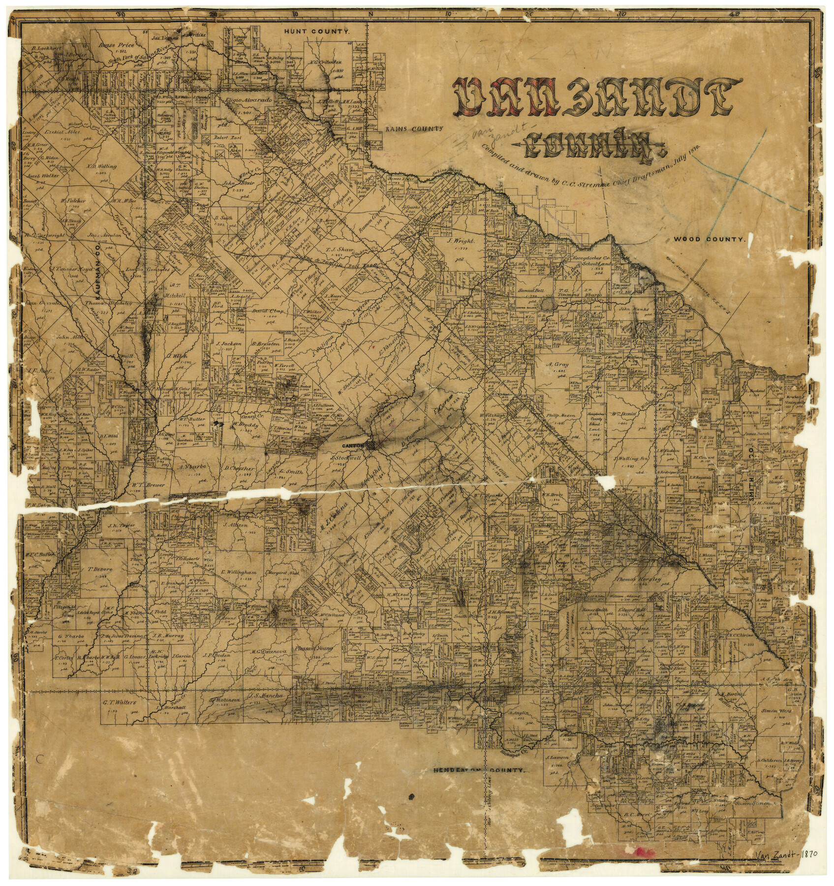 4112, Van Zandt County, General Map Collection