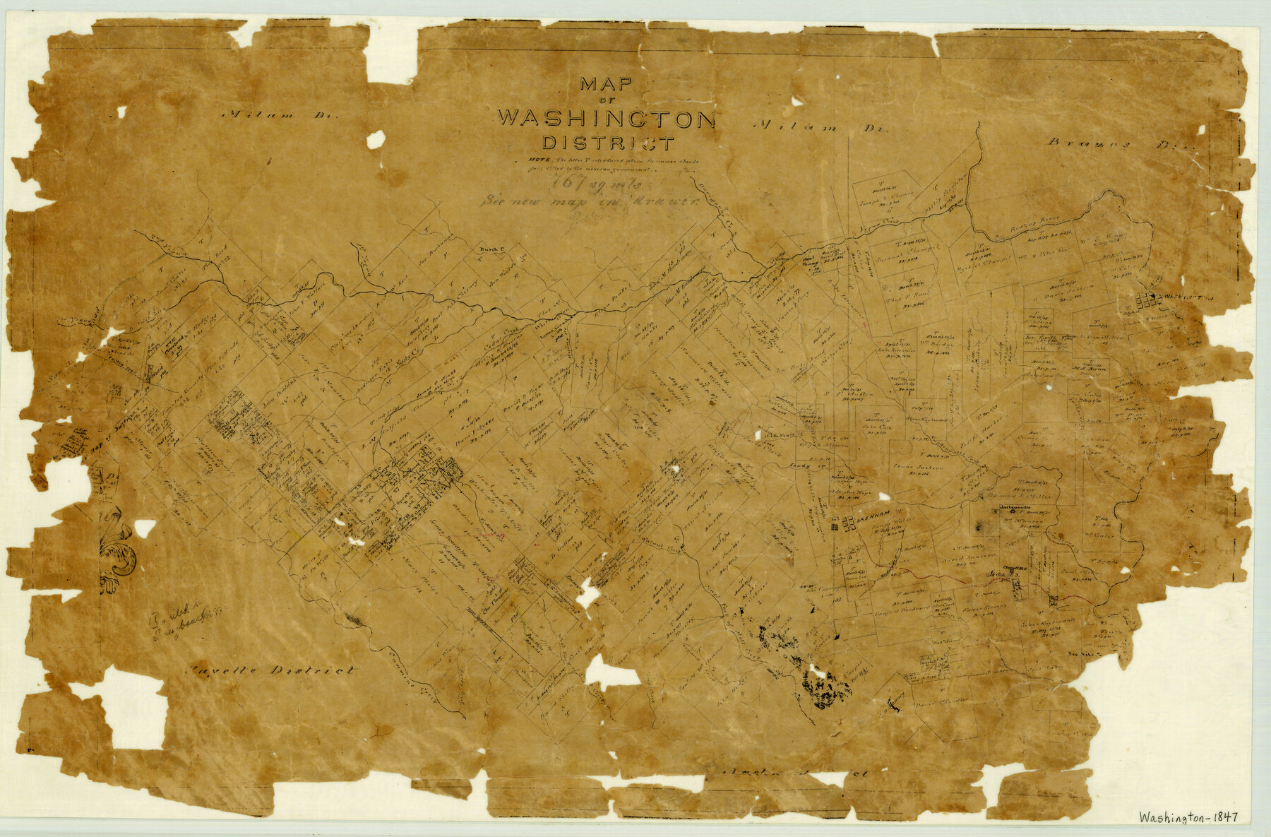 4125, Map of Washington District, General Map Collection