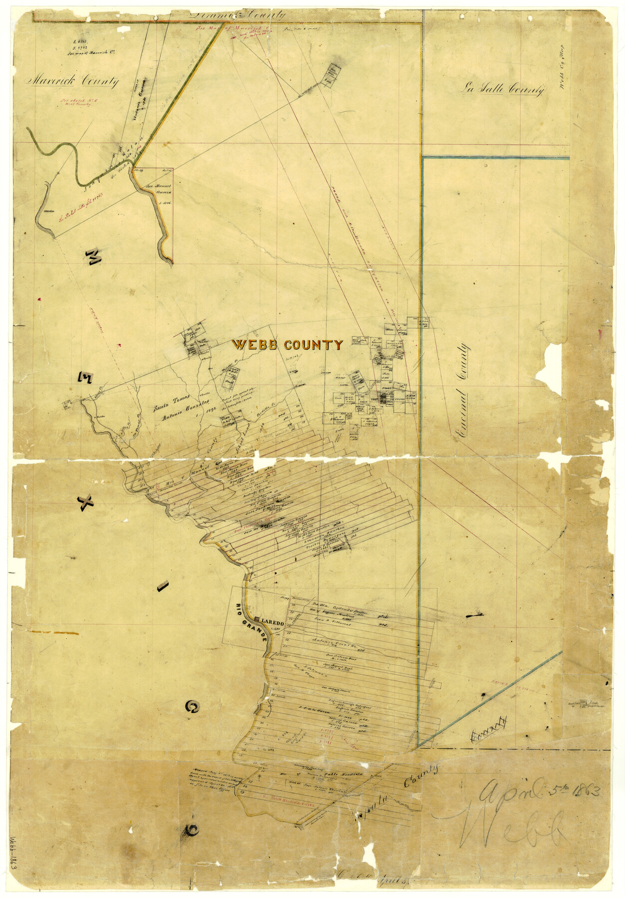 4129, Webb County, General Map Collection