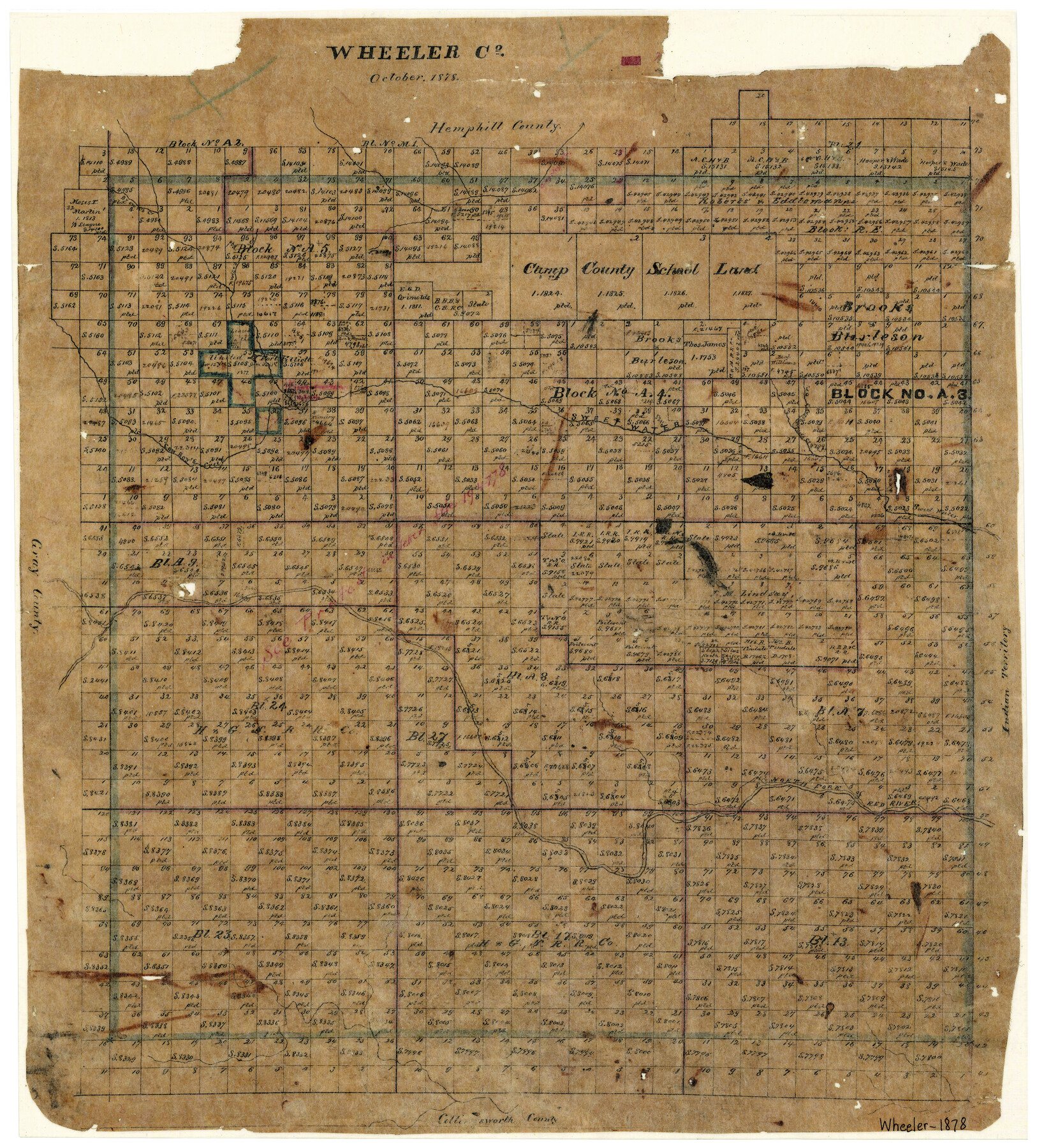 4140, Wheeler County, General Map Collection