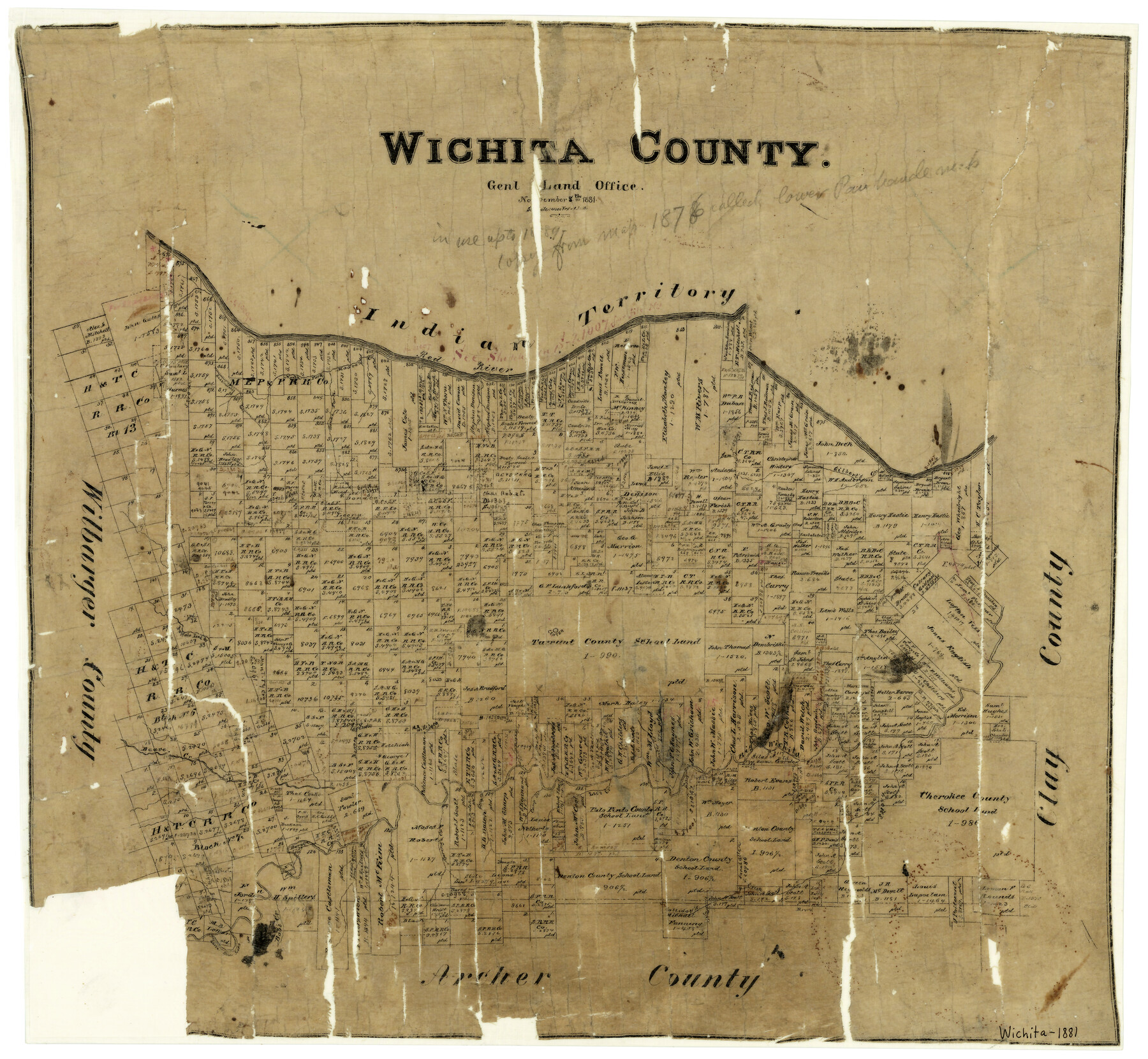 4143, Wichita County, General Map Collection