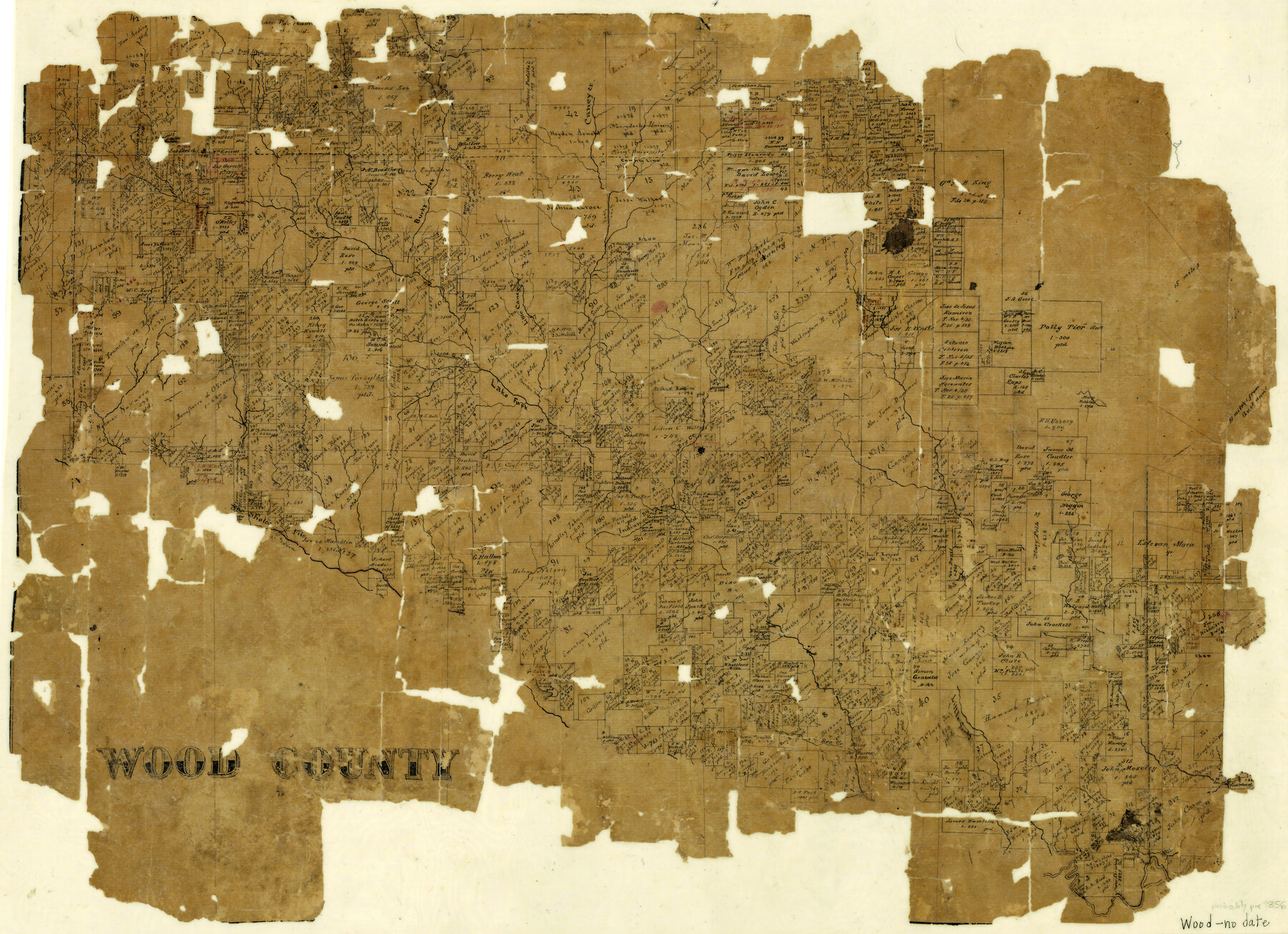 4166, Wood County, General Map Collection

