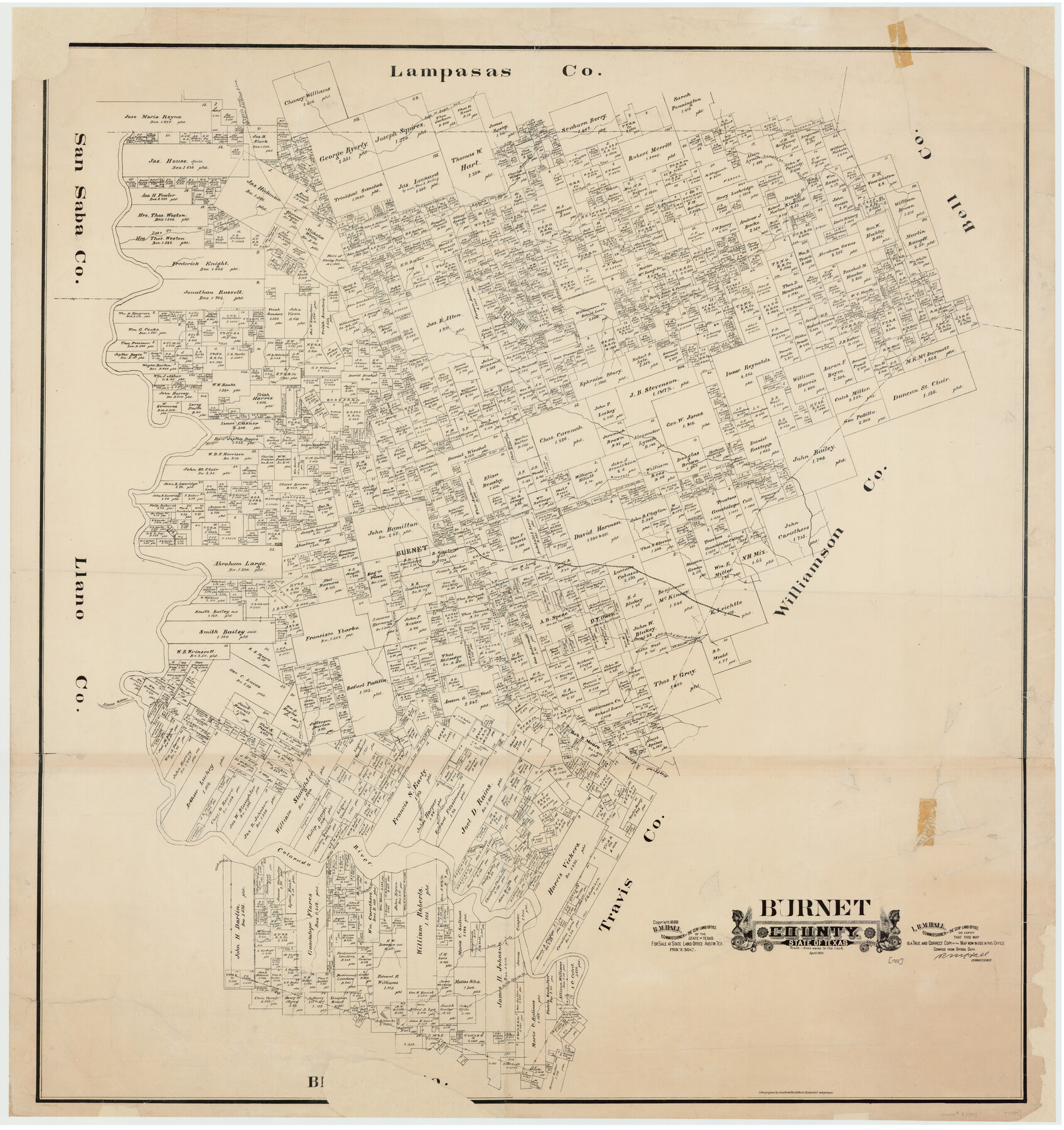 42995, Burnet County, General Map Collection
