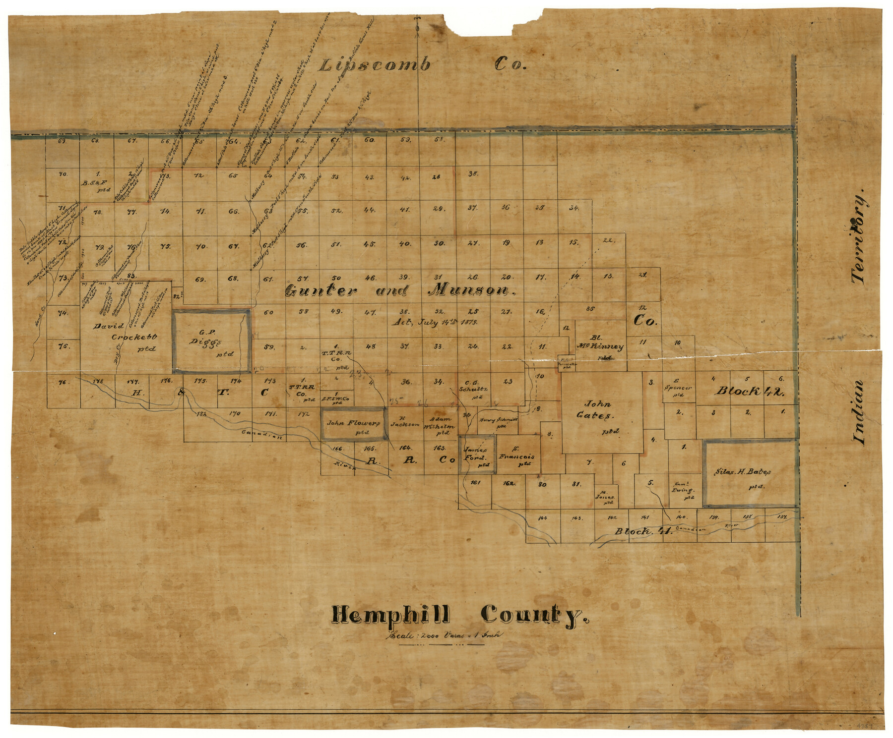 4389, Hemphill County, Maddox Collection