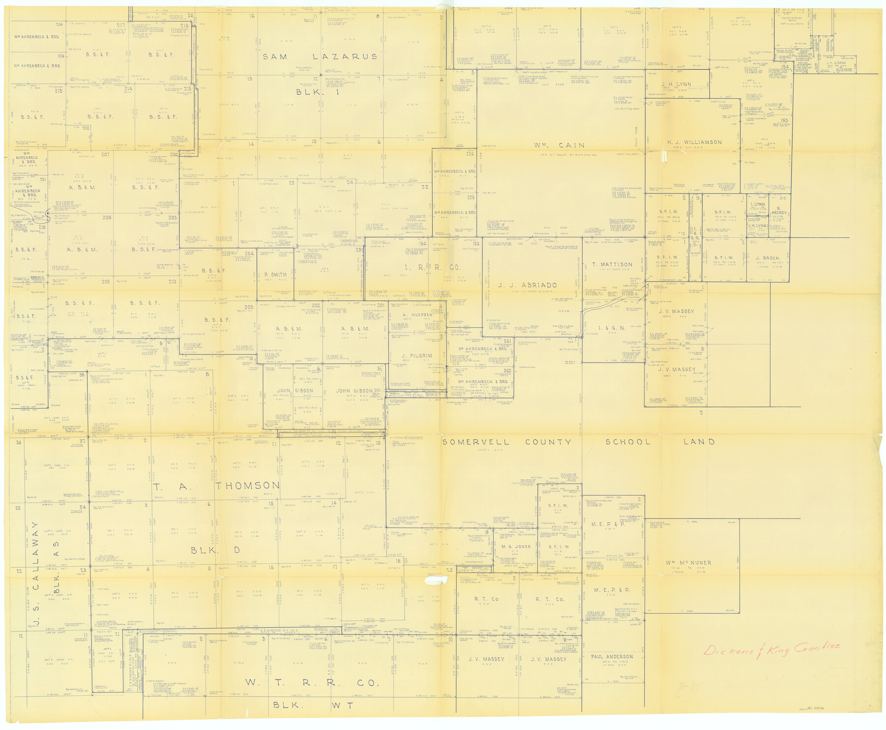 44296, Dickens County Rolled Sketch 13, General Map Collection