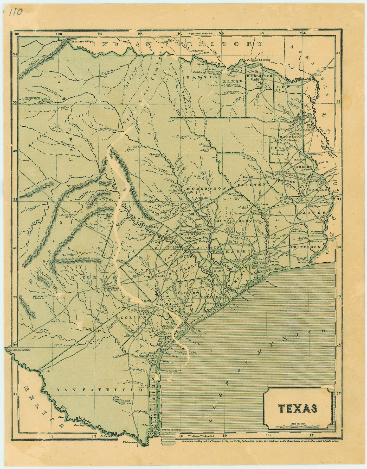 4474, Texas, General Map Collection