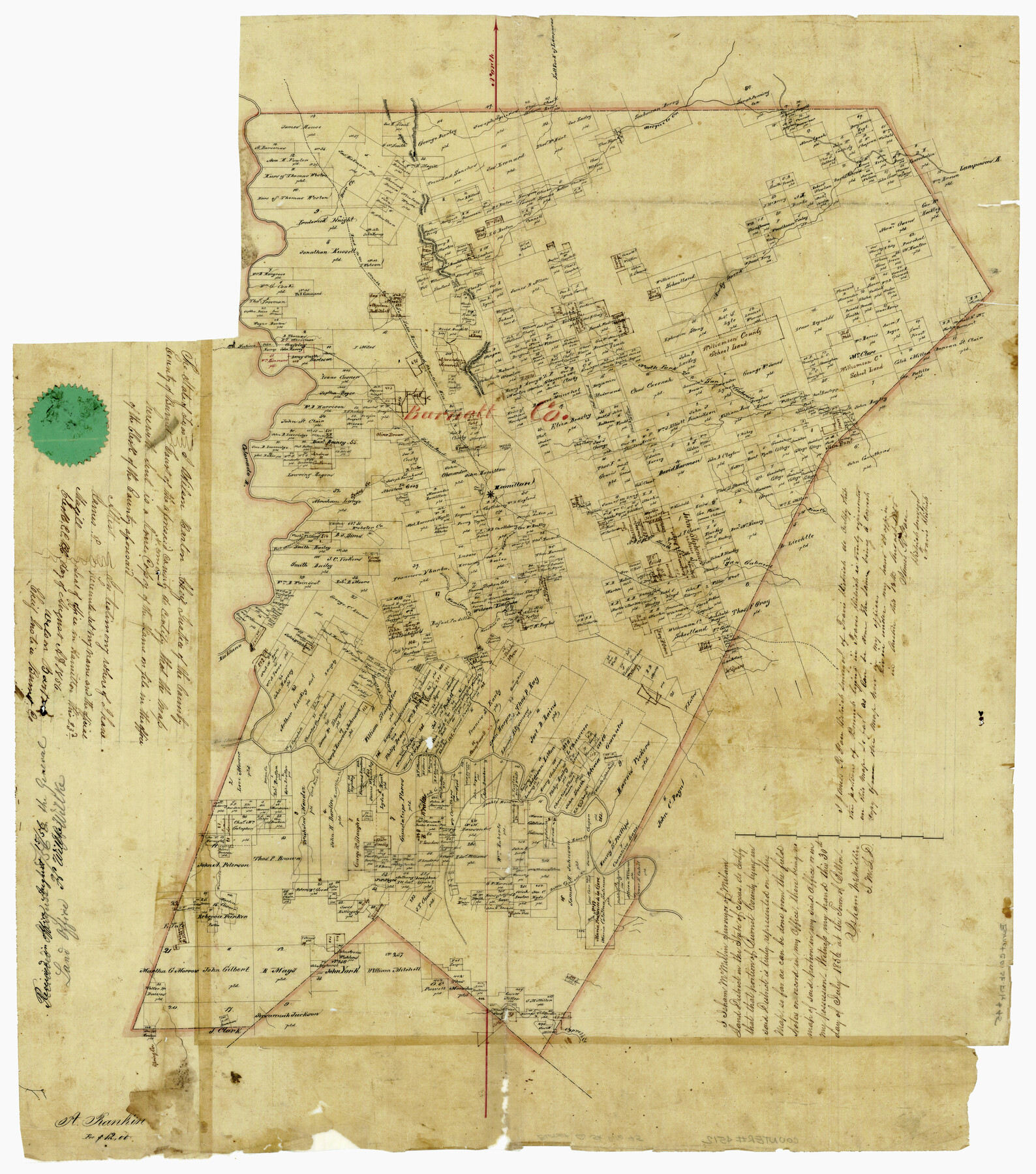 4512, [Map of Burnet County], General Map Collection