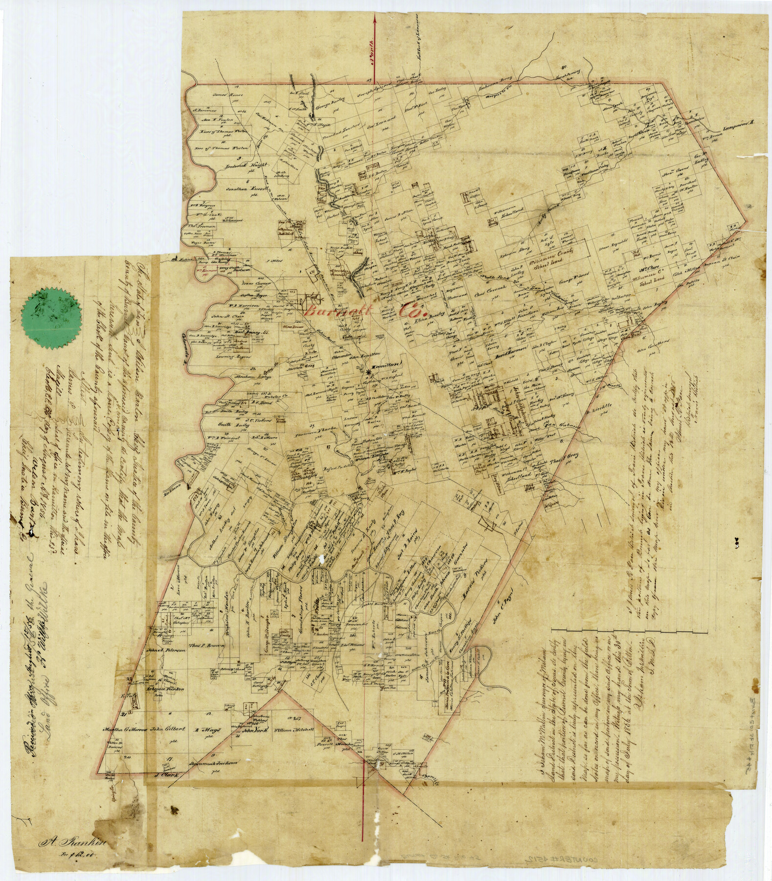 4512, [Map of Burnet County], General Map Collection
