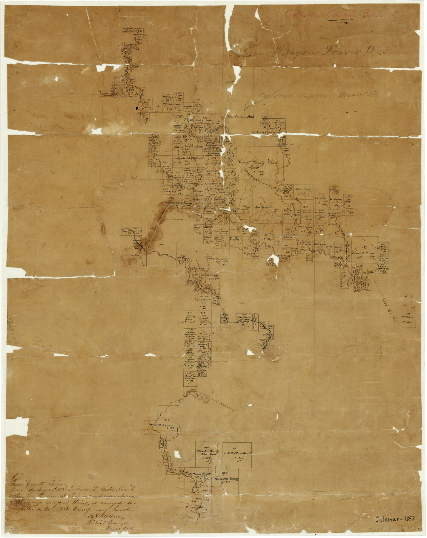 4518, Pecan Bayou Travis District, General Map Collection