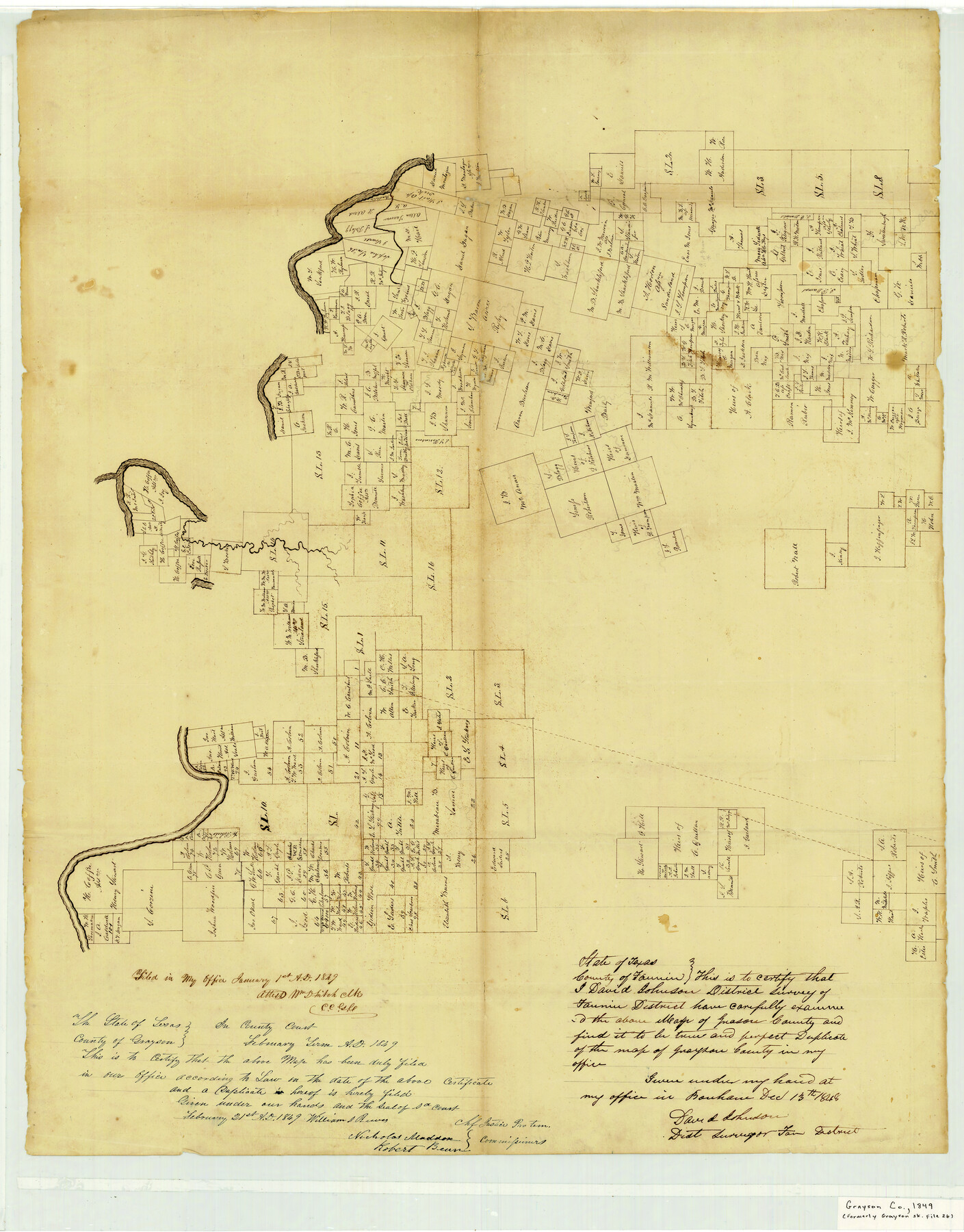 4551, [Map of Grayson County], General Map Collection