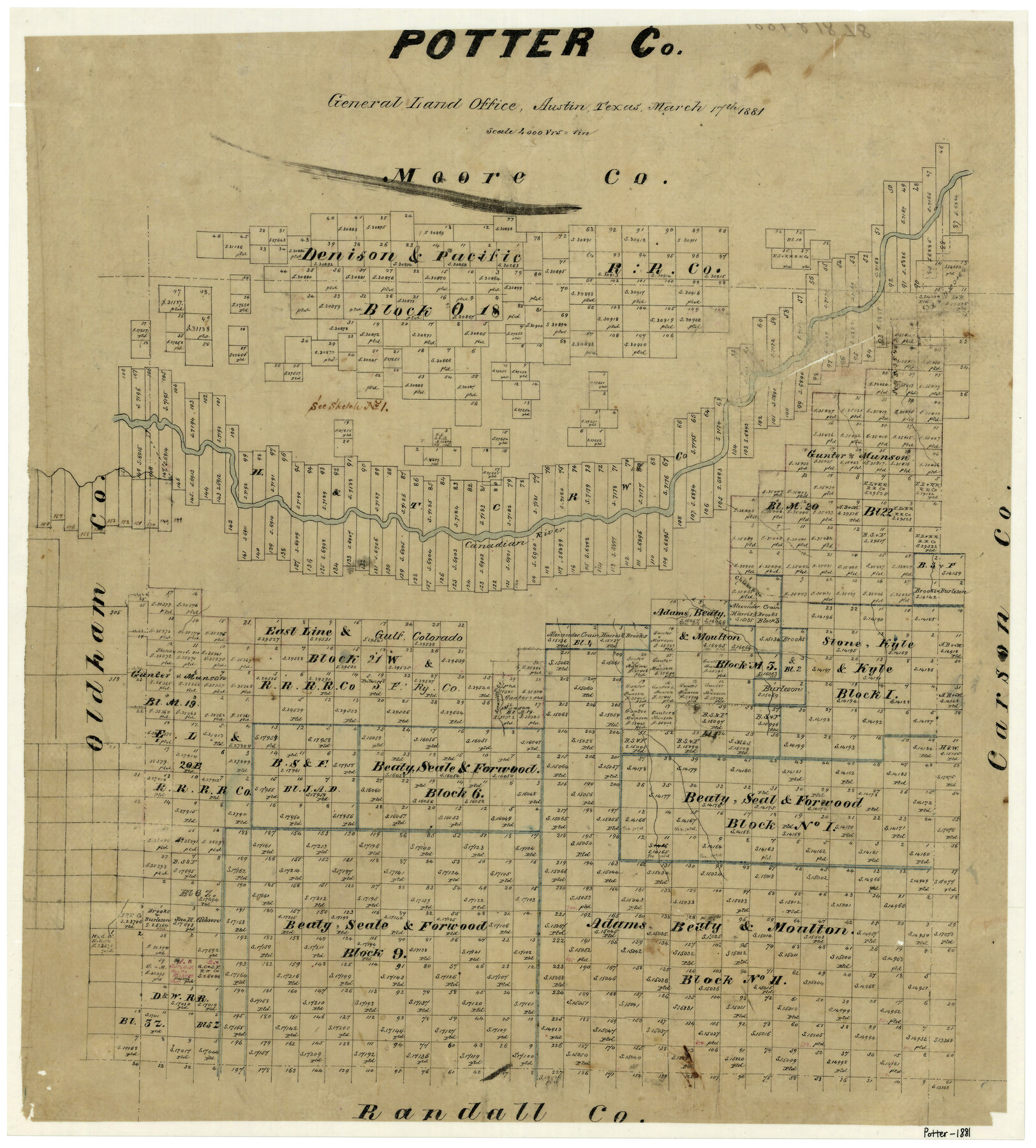 4616, Potter County, General Map Collection
