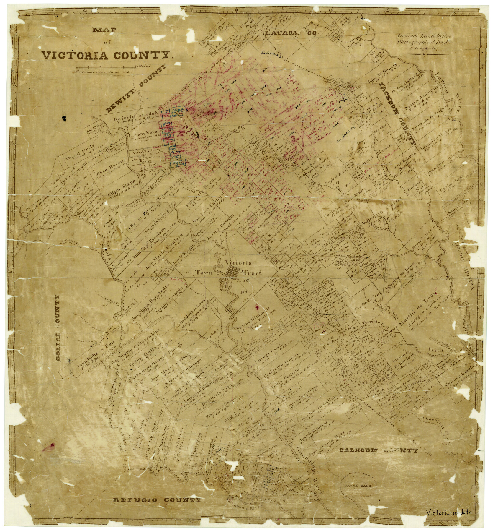 4639, Map of Victoria County, General Map Collection