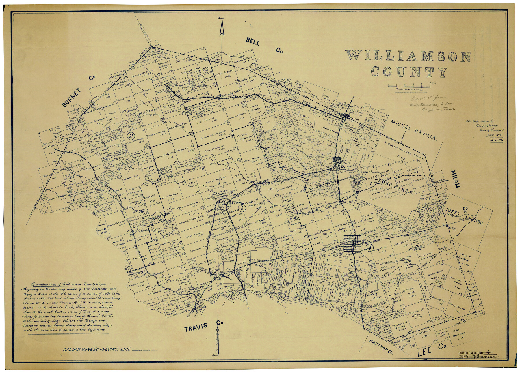 4643, Williamson County, General Map Collection