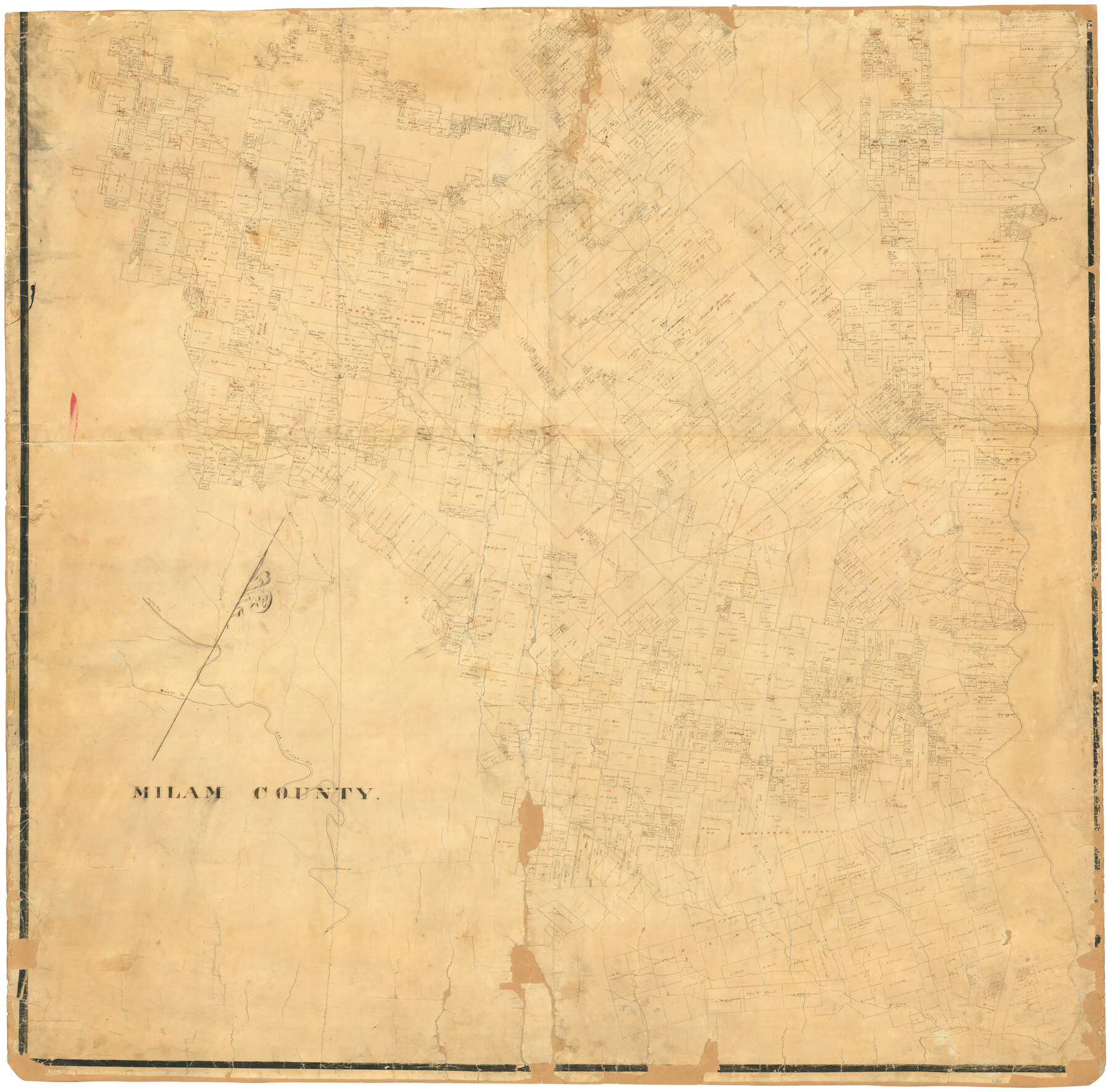 4652, Milam County, General Map Collection