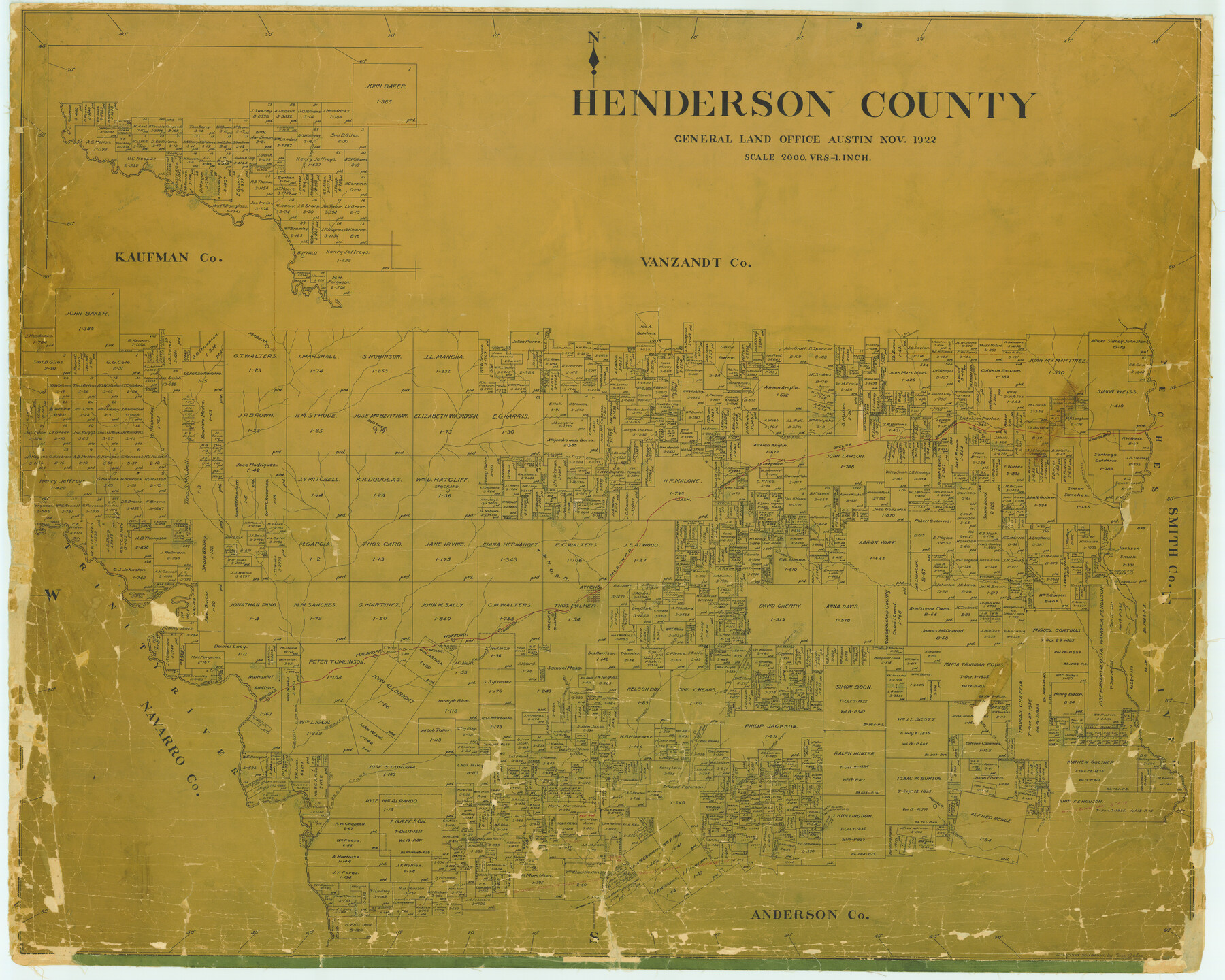 Henderson County 4683, Henderson County, General Map Collection