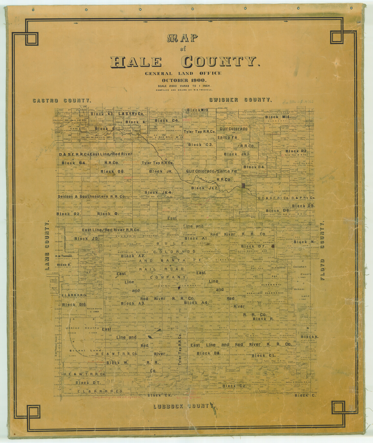 4691, Map of Hale County, General Map Collection