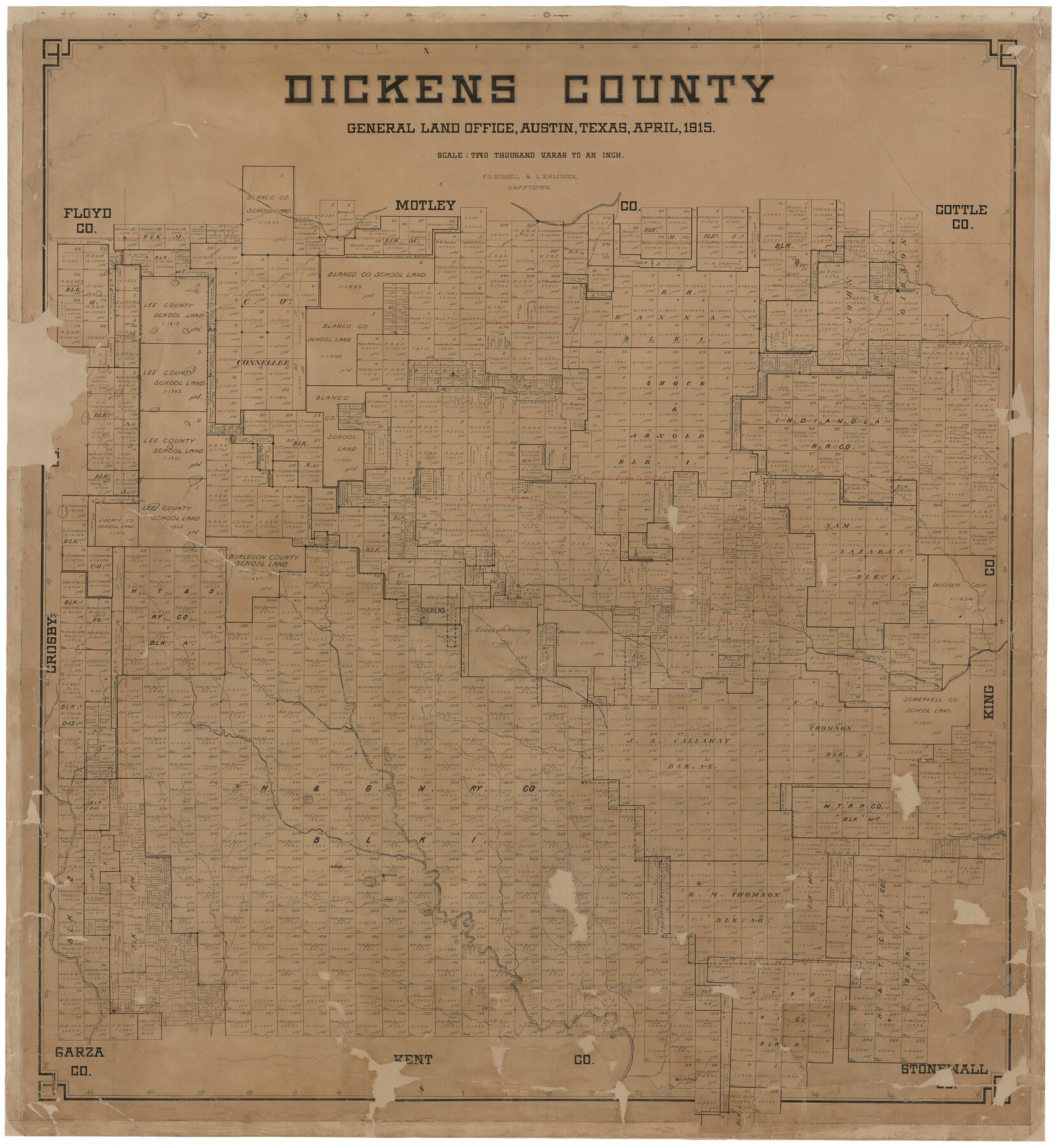 4722, Dickens County, General Map Collection
