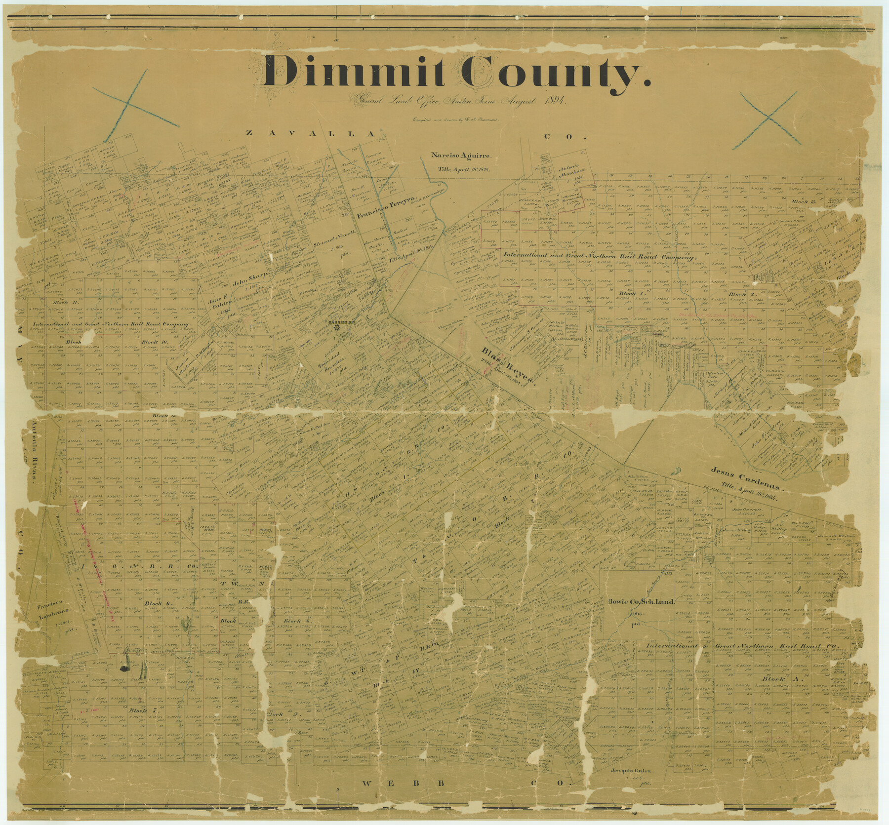 4723, Dimmit County, General Map Collection