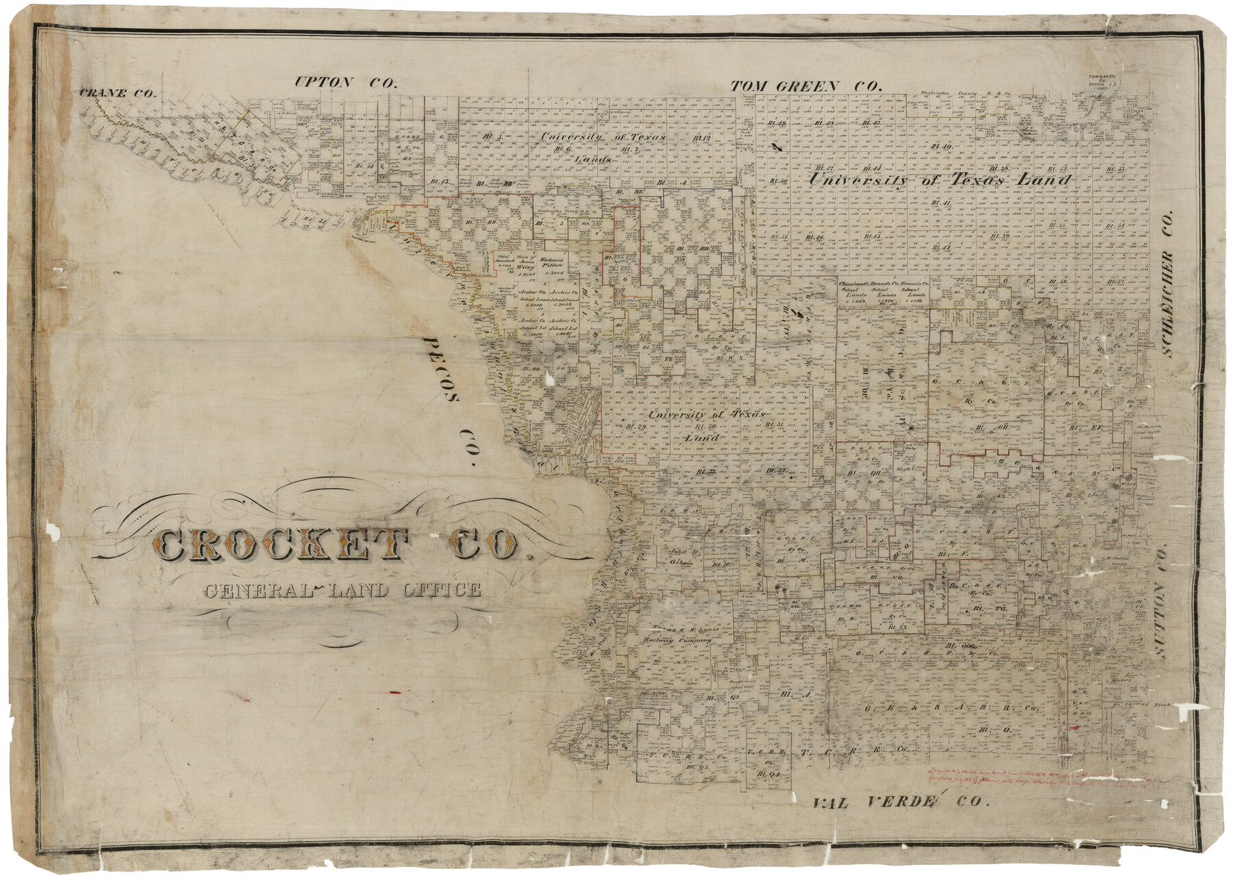 4726, Crockett Co., General Map Collection
