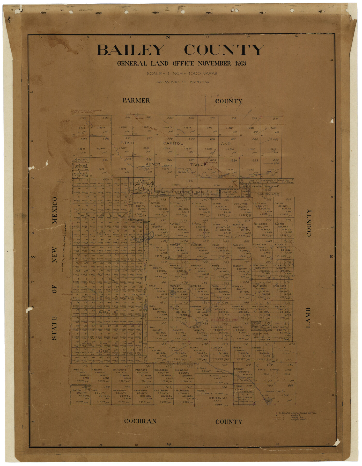 4765, Bailey County, General Map Collection
