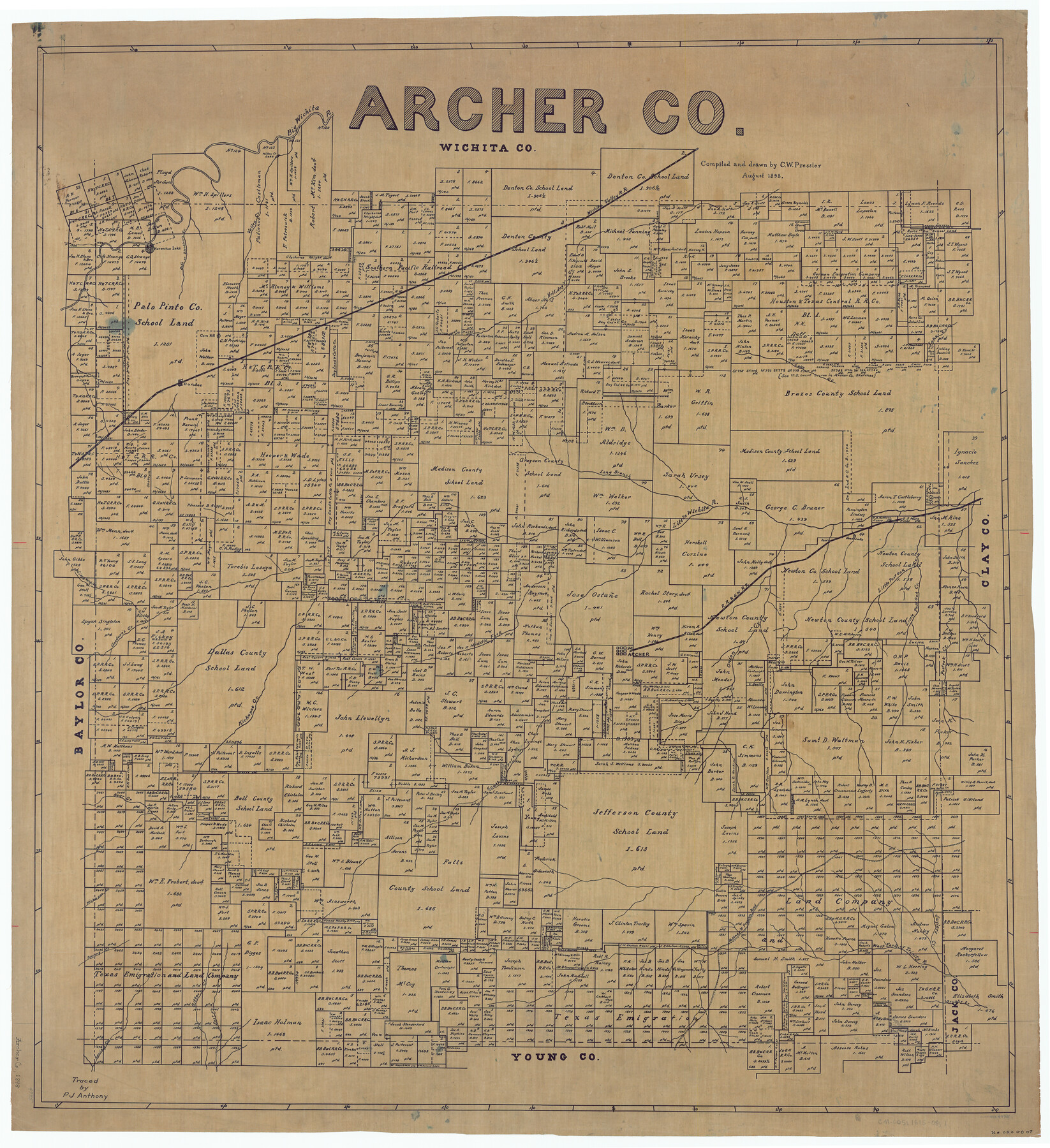 4775, Archer Co., General Map Collection