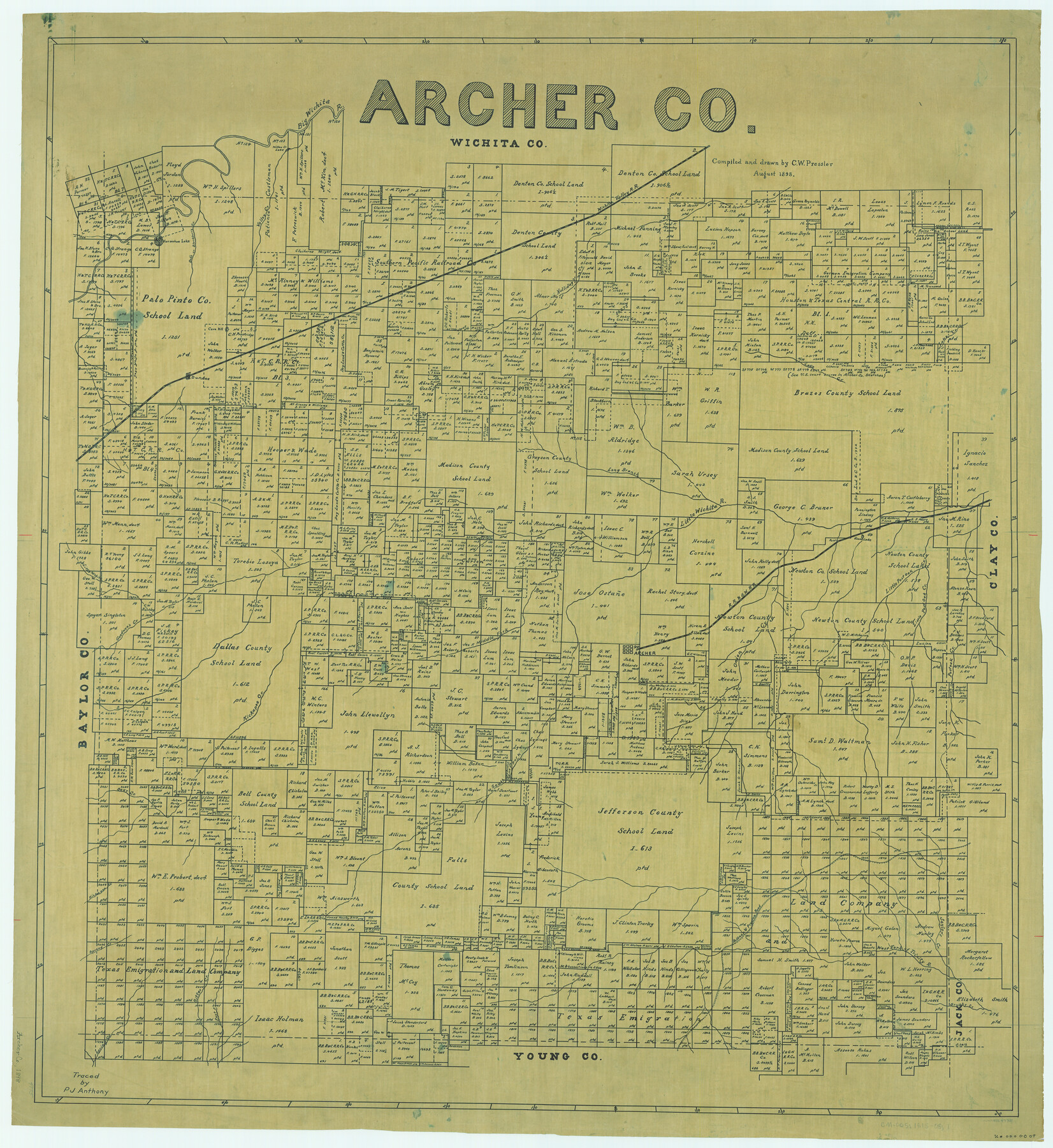 4775, Archer Co., General Map Collection