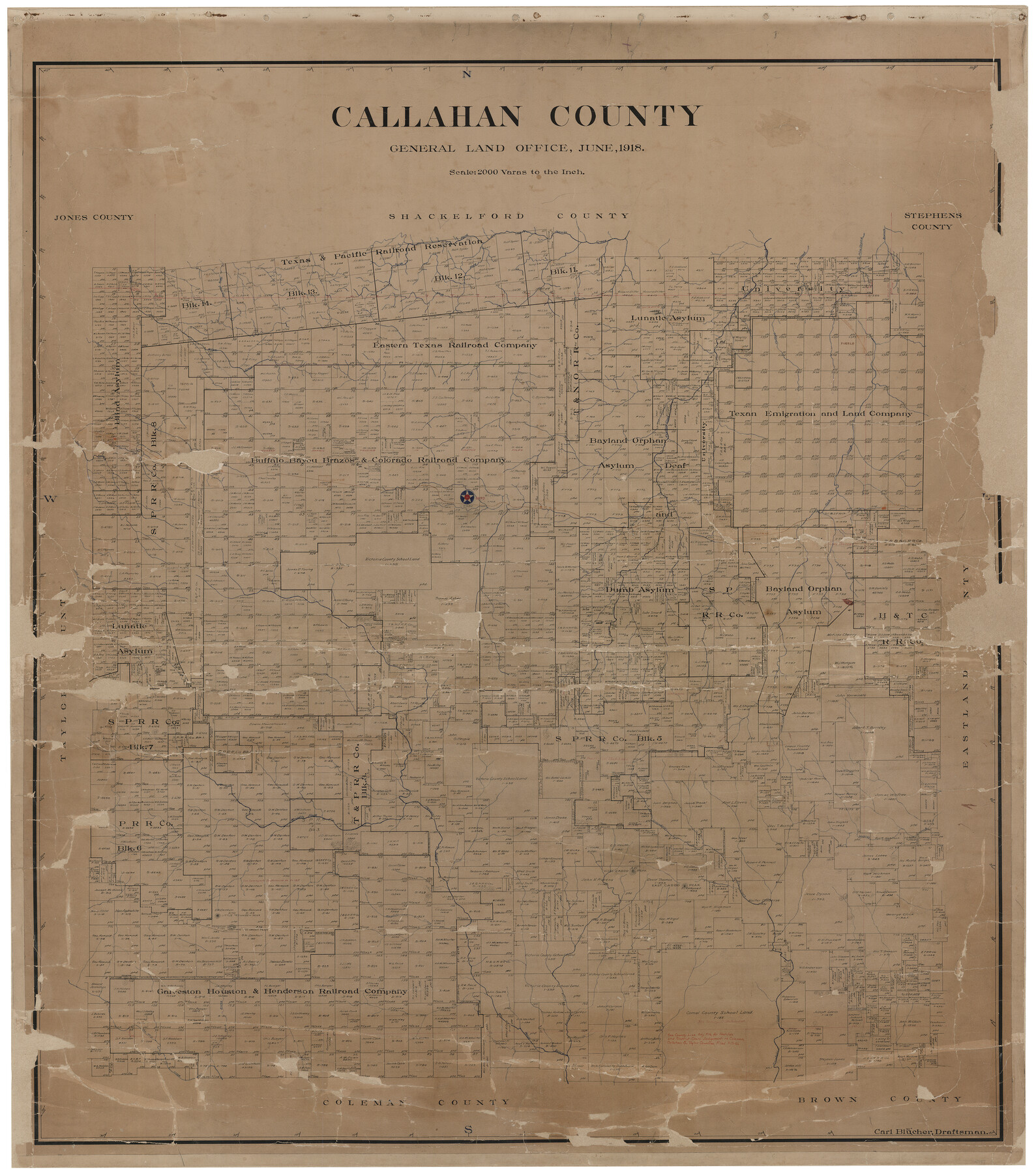 4787, Callahan County, General Map Collection
