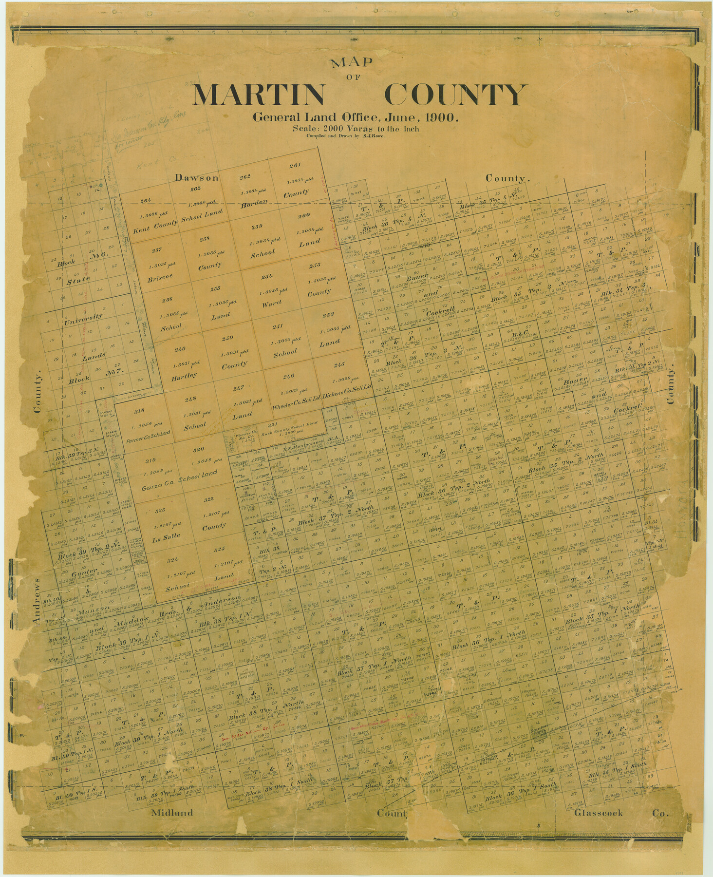 4789, Map of Martin County, General Map Collection