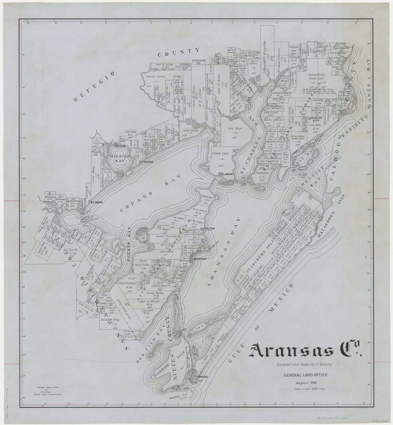 4869, Aransas Co., General Map Collection