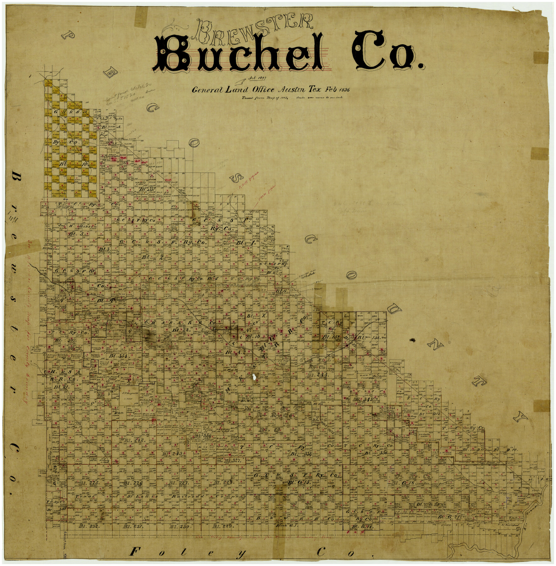 4891, Brewster Co., General Map Collection