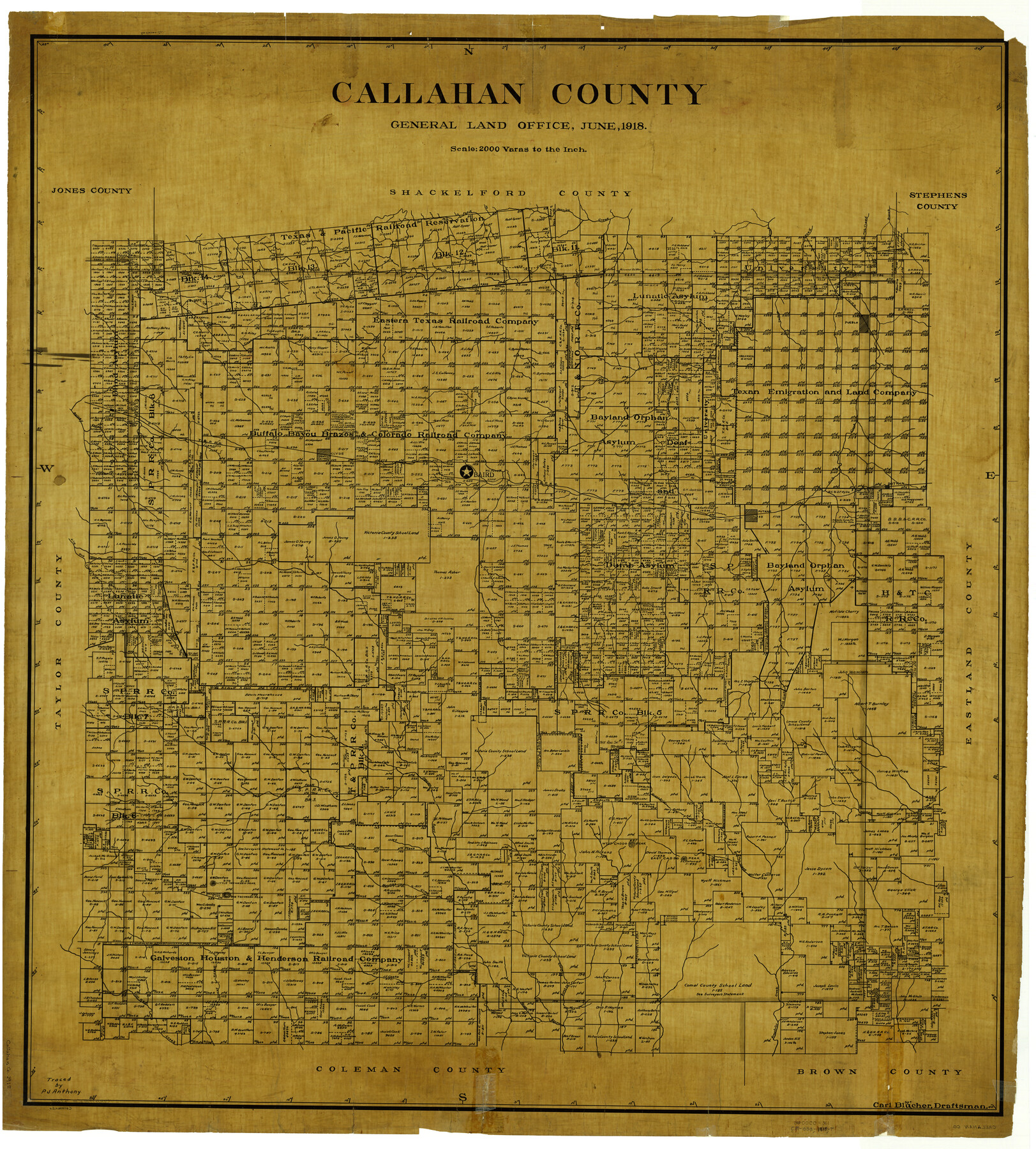4900, Callahan County, General Map Collection