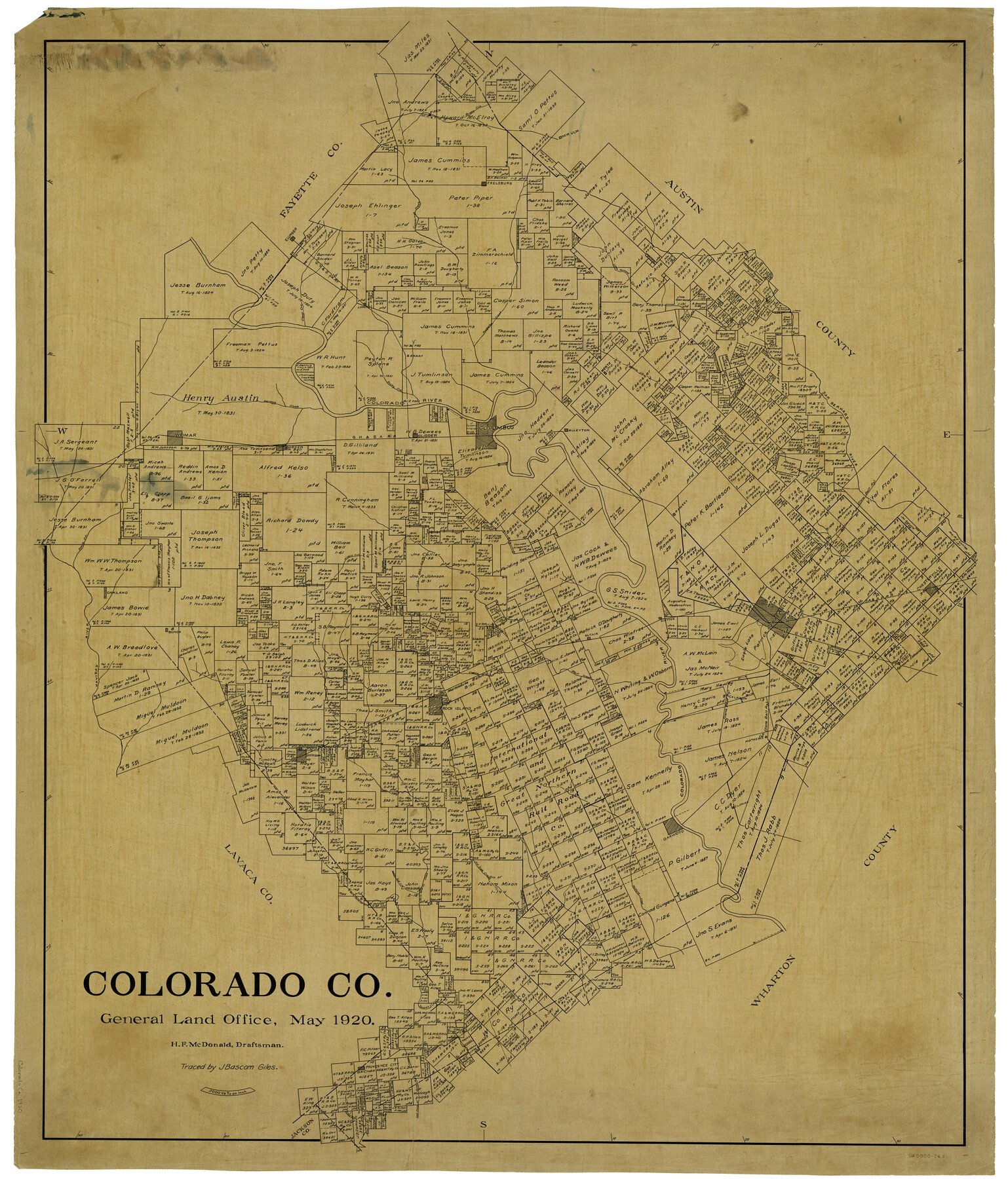 4916, Colorado Co., General Map Collection