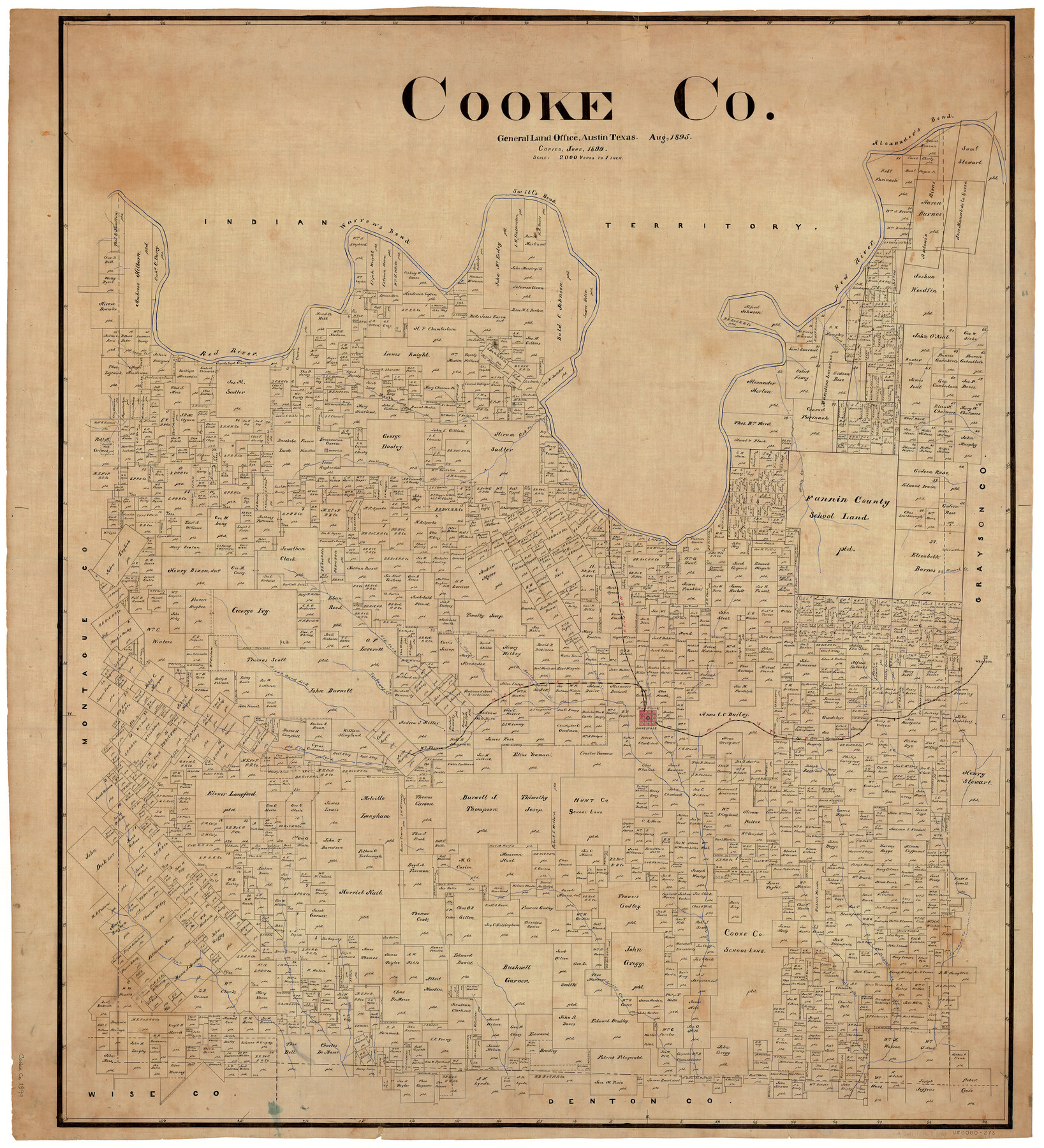 4920, Cooke County, General Map Collection