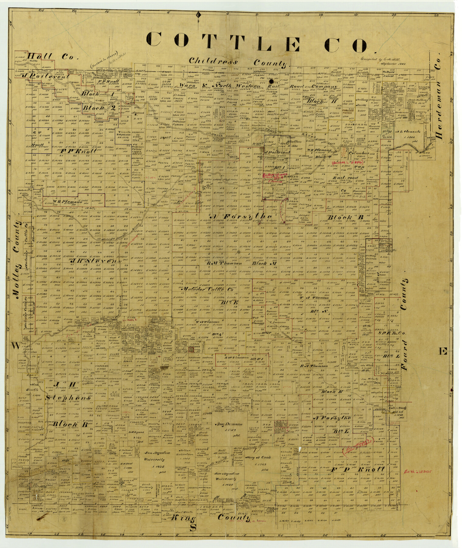 4922, Cottle Co., General Map Collection