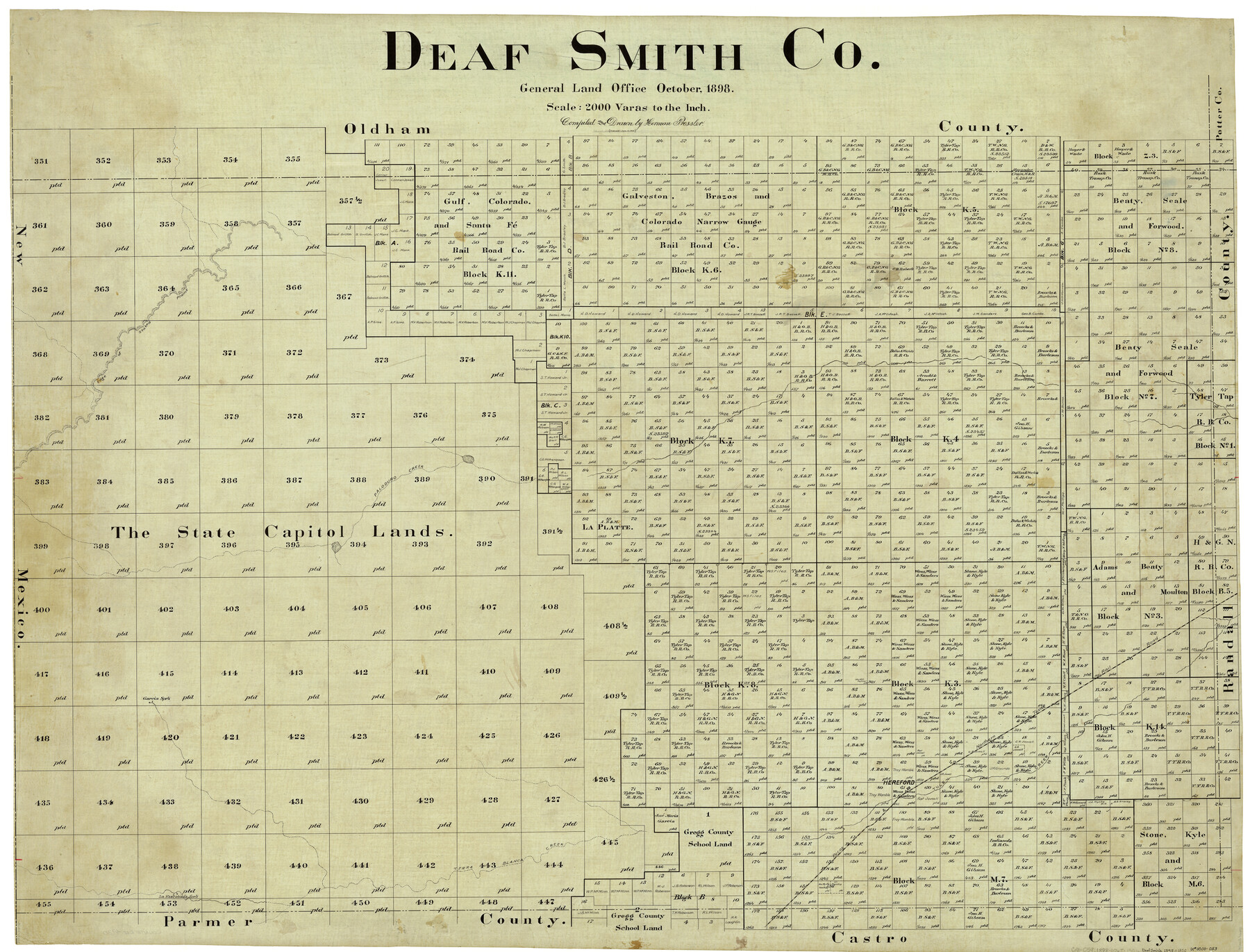 4930, Deaf Smith Co., General Map Collection